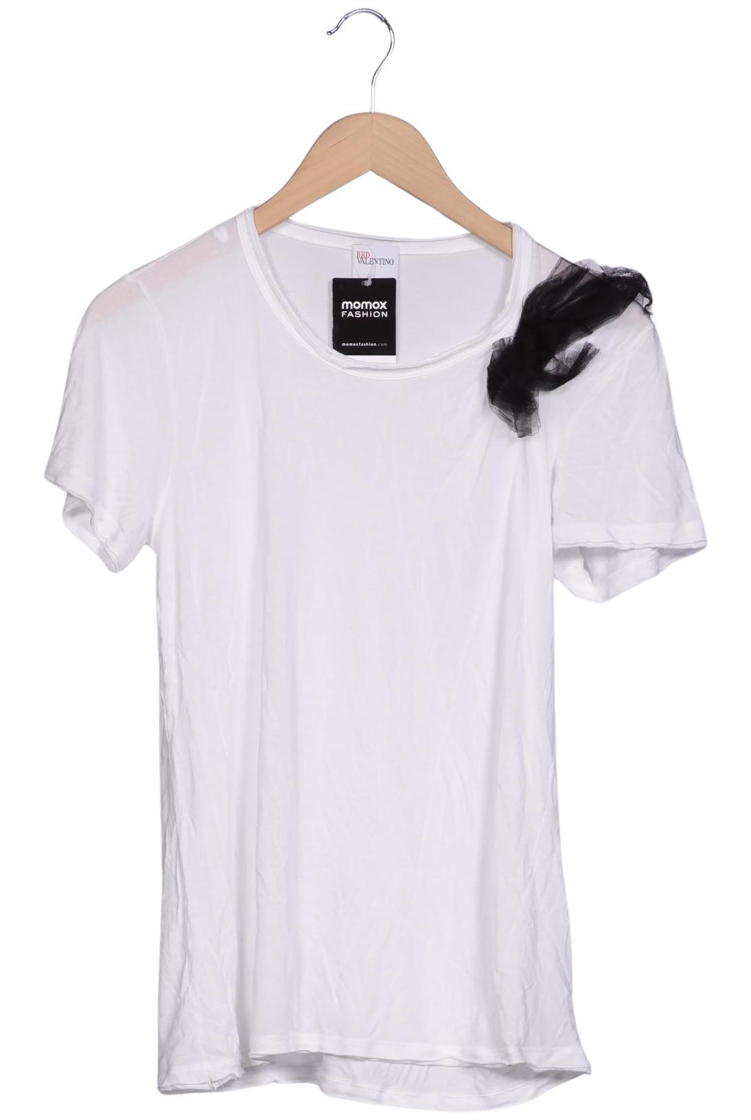 

RED Valentino Damen T-Shirt, weiß, Gr. 34
