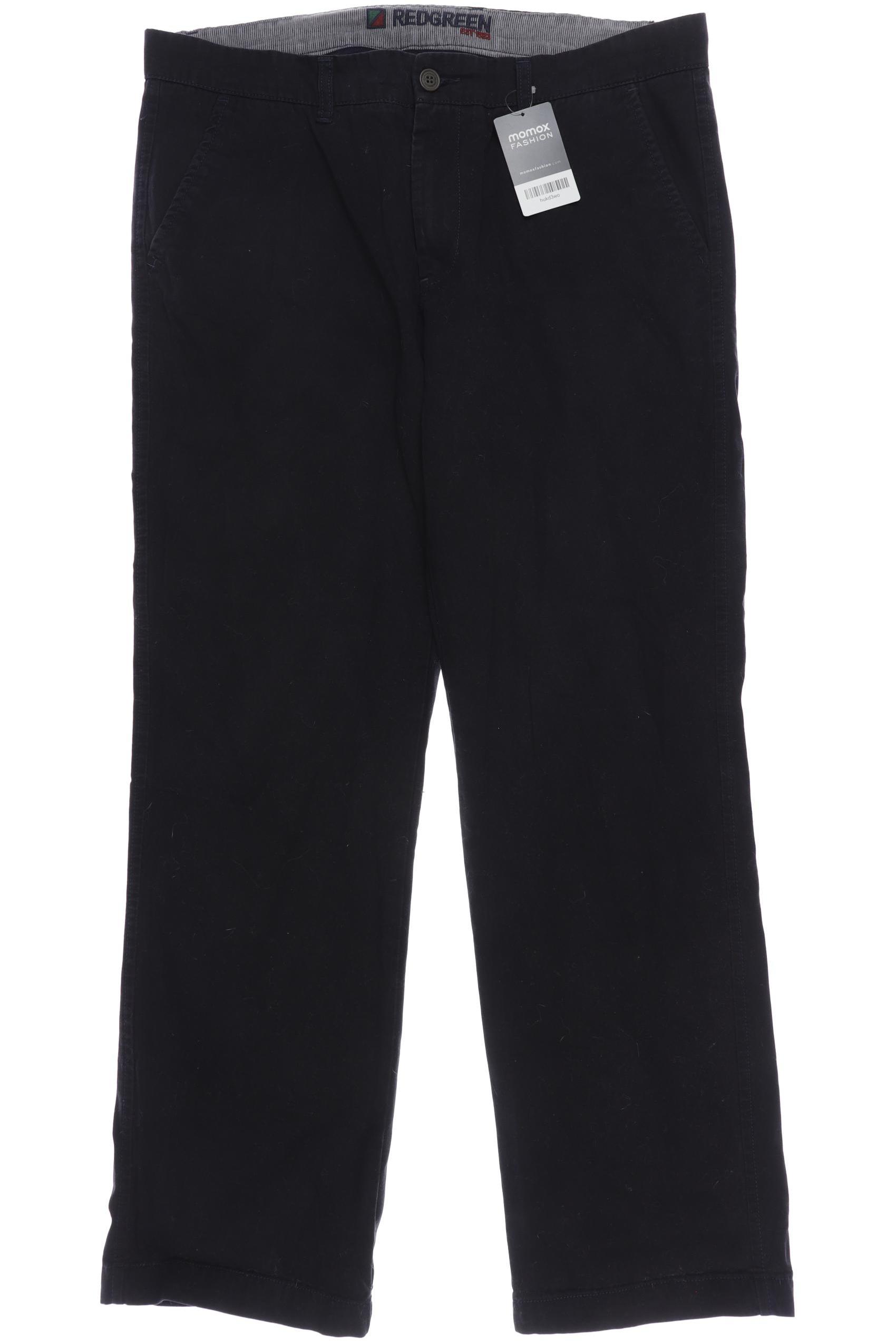 

Redgreen Herren Stoffhose, schwarz, Gr. 36