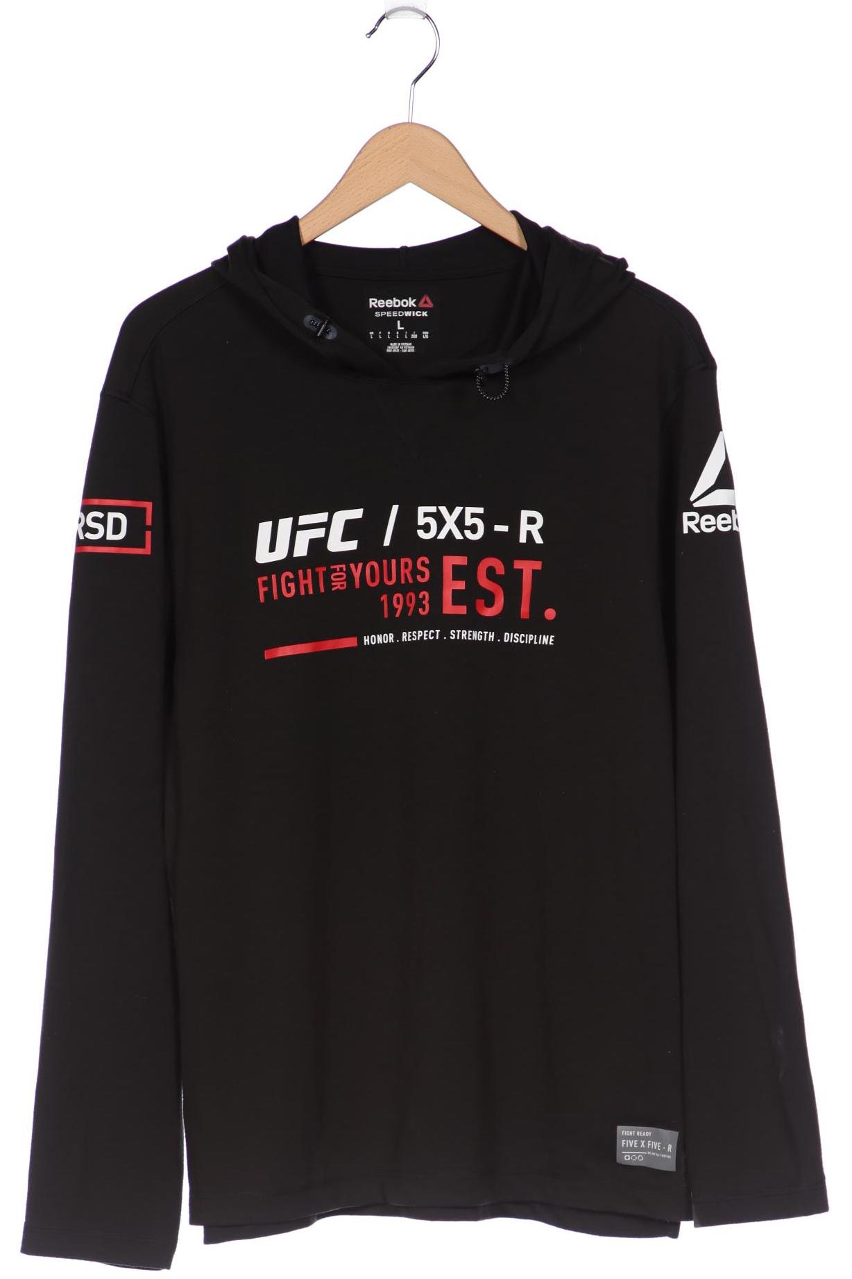 

Reebok Herren Kapuzenpullover, schwarz, Gr. 52