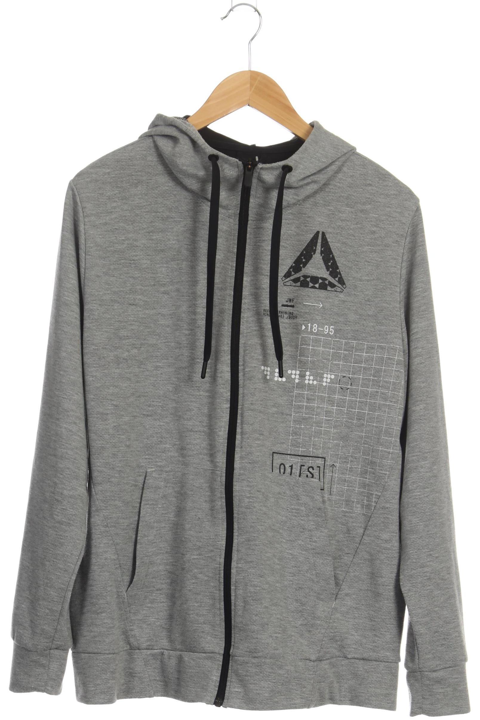 

Reebok Herren Kapuzenpullover, grau, Gr. 52