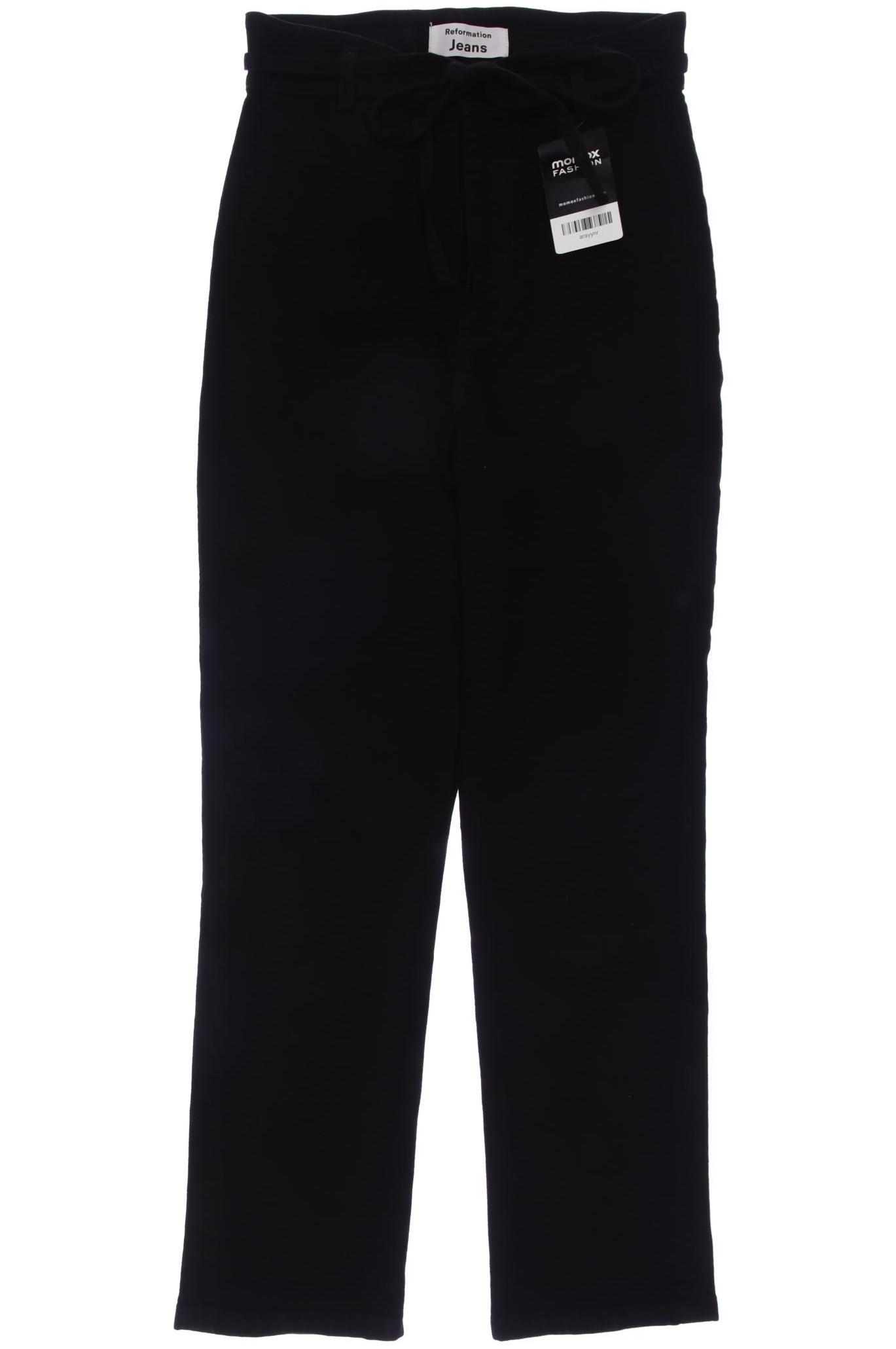 

Reformation Damen Jeans, schwarz
