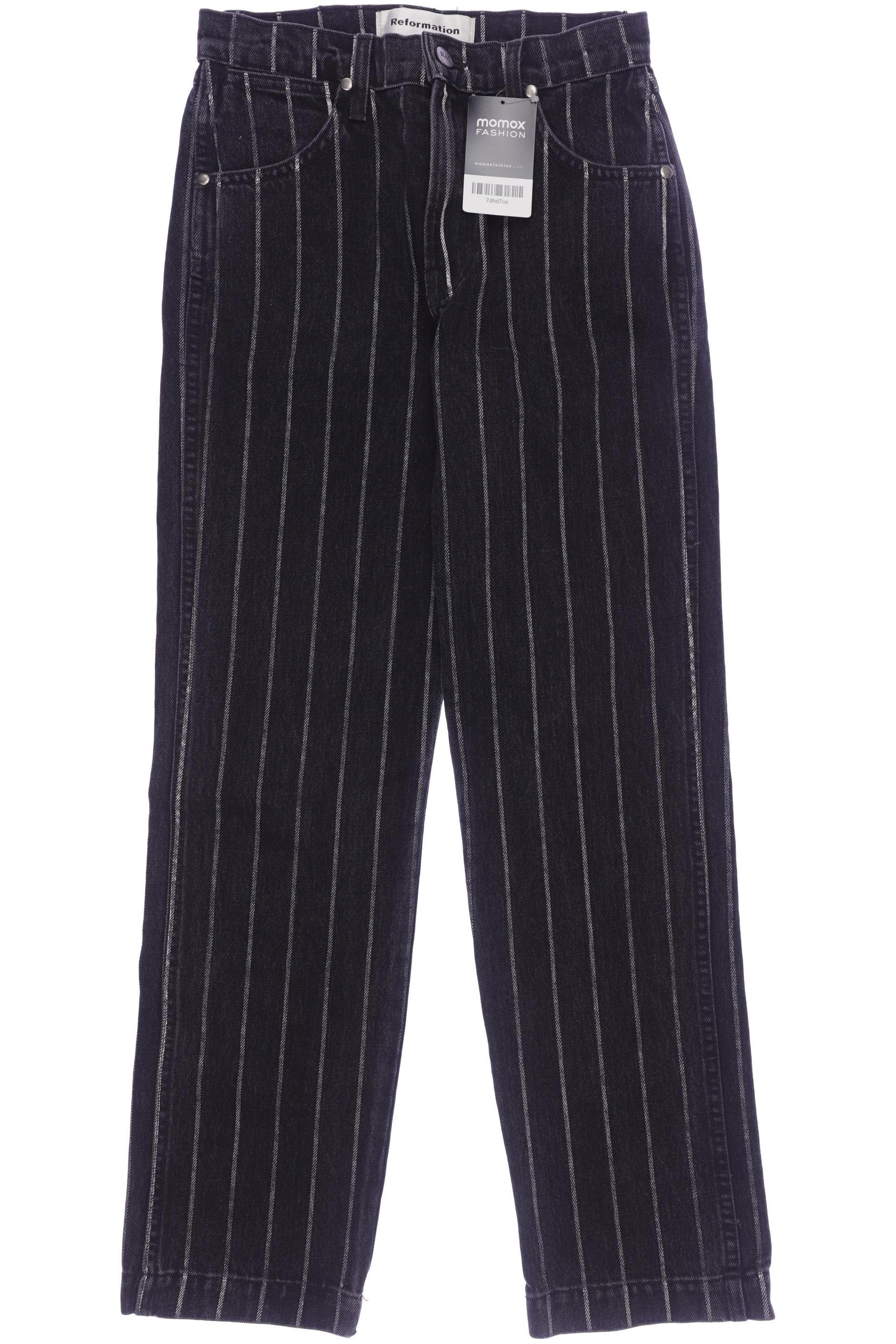 

Reformation Damen Jeans, grau, Gr. 24