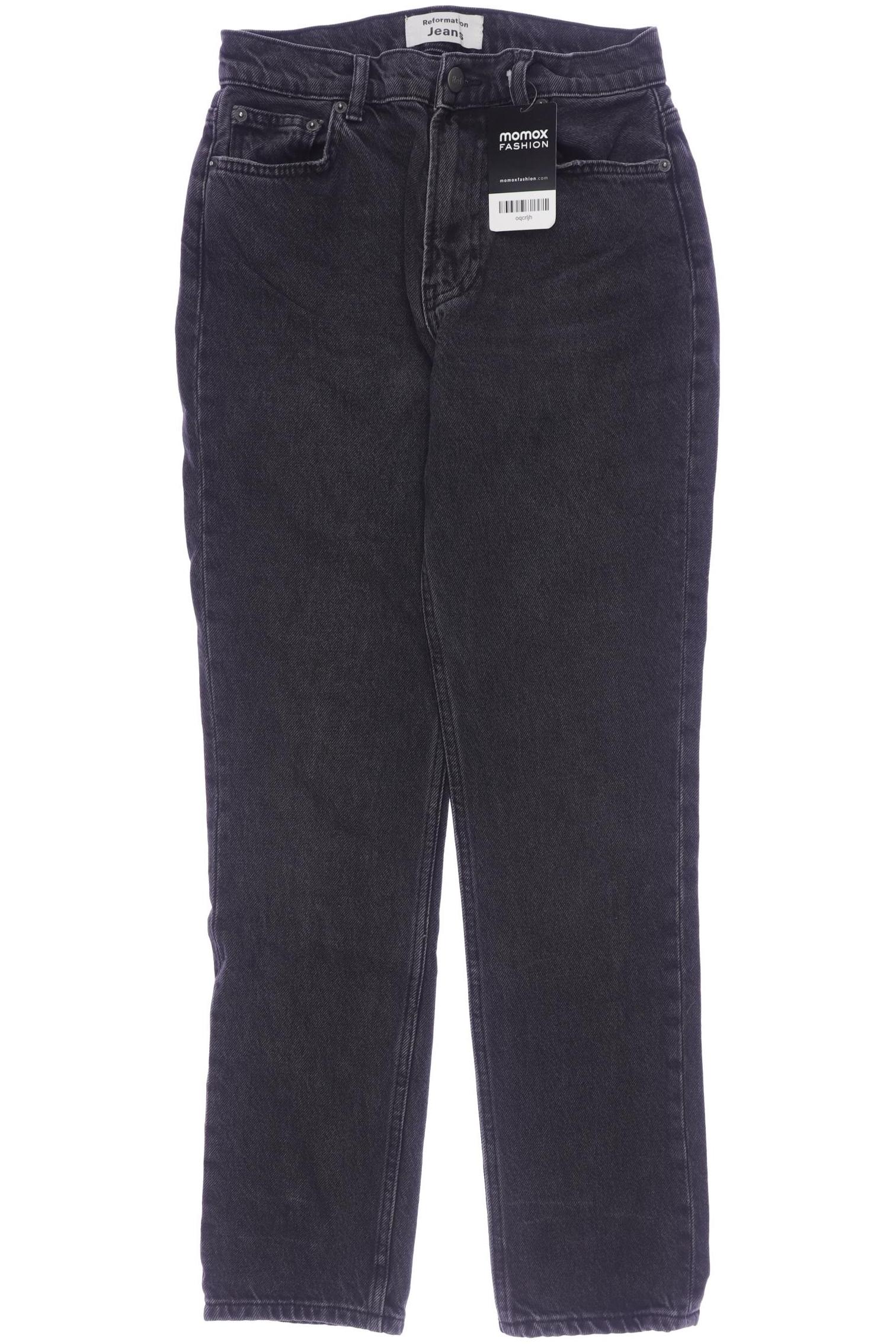 

Reformation Damen Jeans, grau, Gr. 25