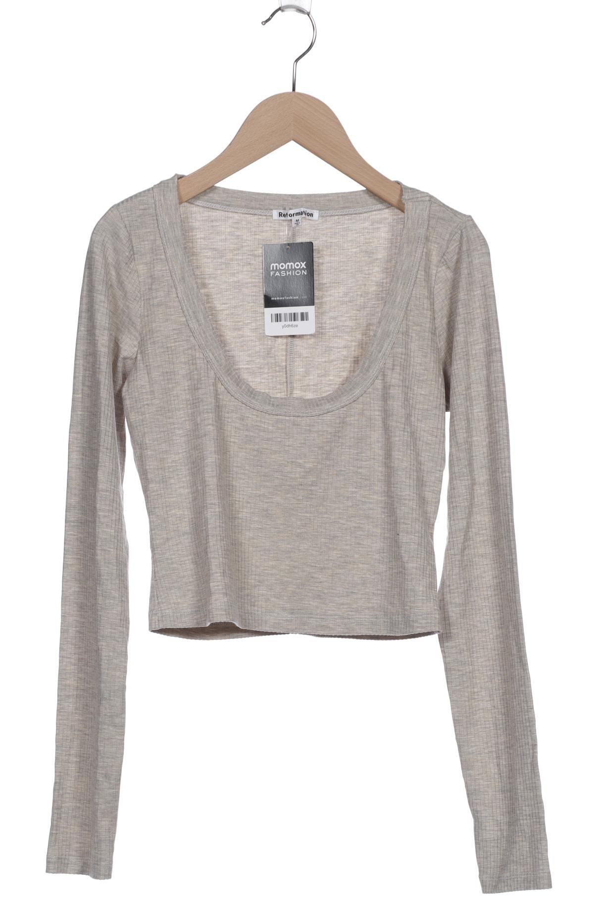 

Reformation Damen Langarmshirt, beige, Gr. 38