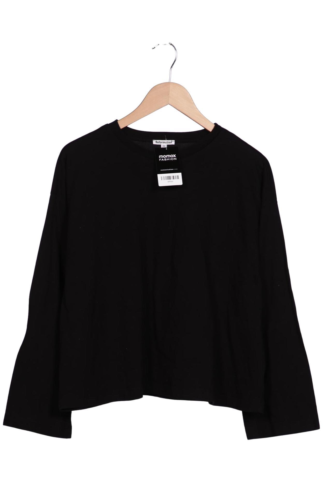 

Reformation Damen Langarmshirt, schwarz, Gr. 34