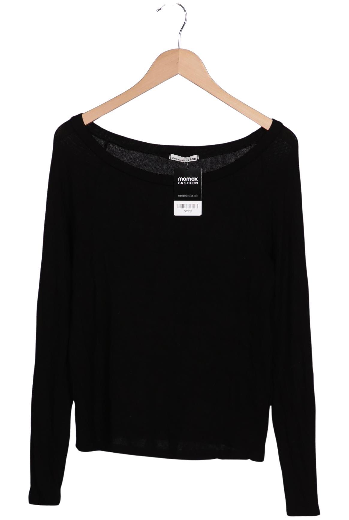 

Reformation Damen Langarmshirt, schwarz, Gr. 36
