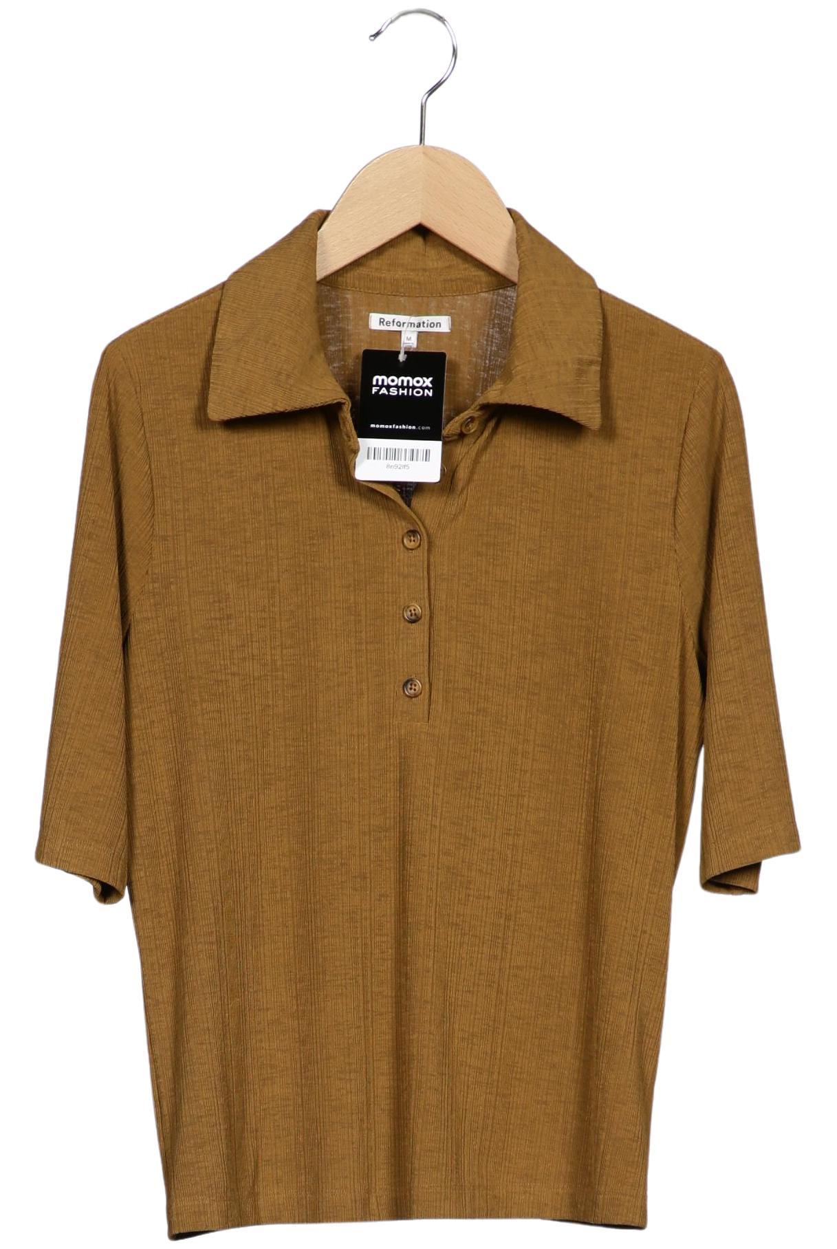 

Reformation Damen Poloshirt, braun, Gr. 38