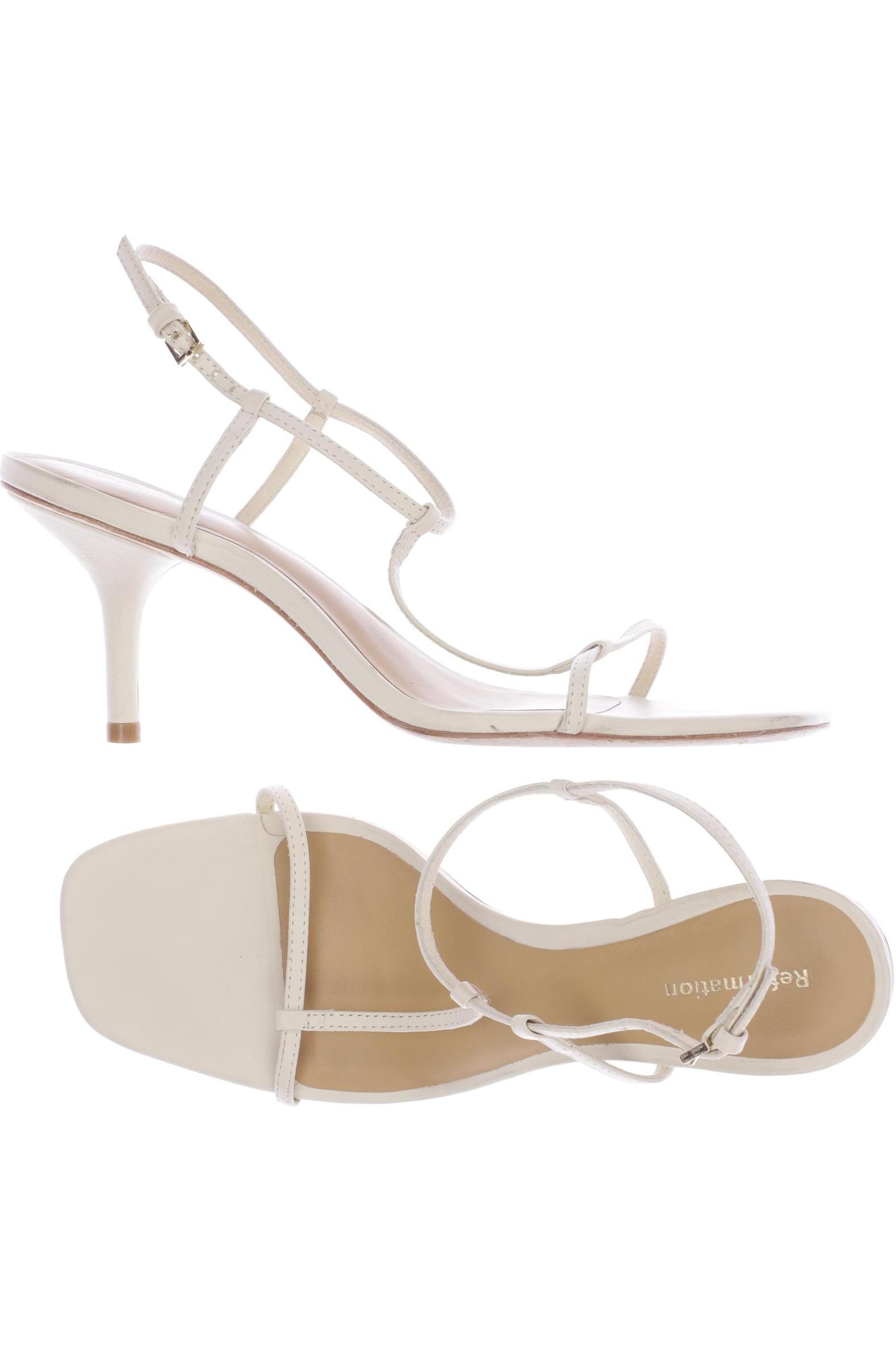 

Reformation Damen Sandale, cremeweiß