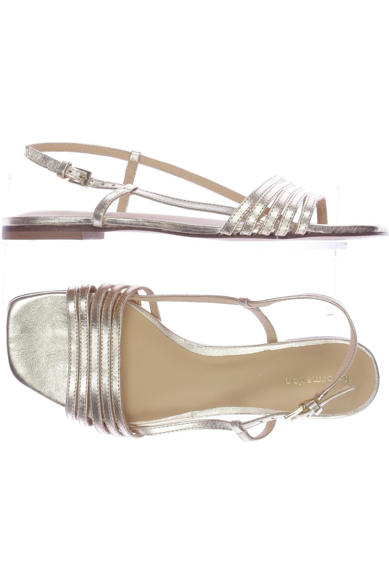 

Reformation Damen Sandale, gold