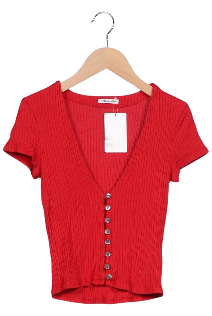 

Reformation Damen Strickjacke, rot, Gr. 36