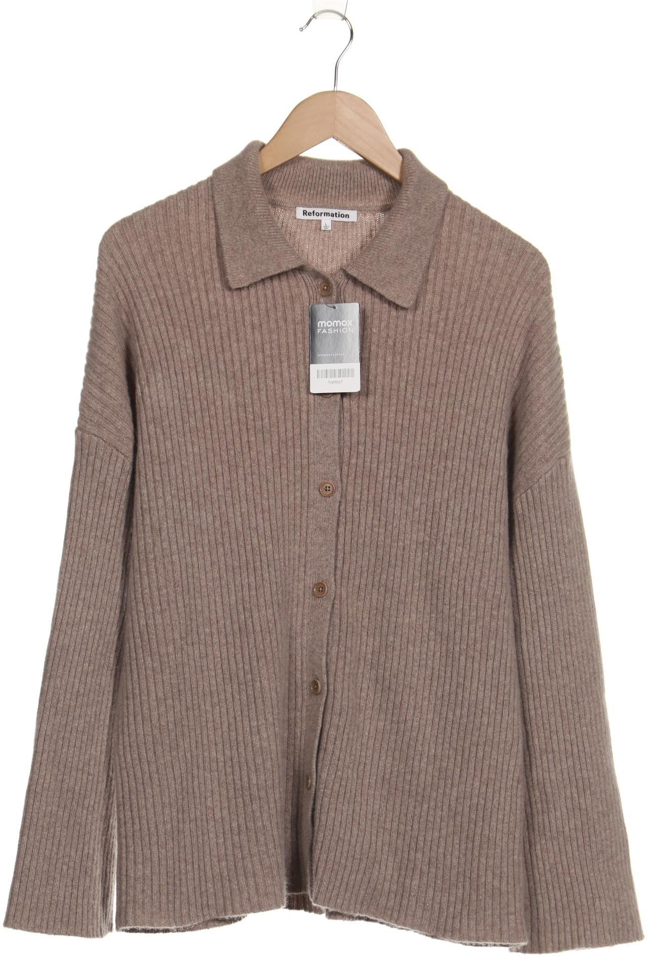 

Reformation Damen Strickjacke, beige, Gr. 42
