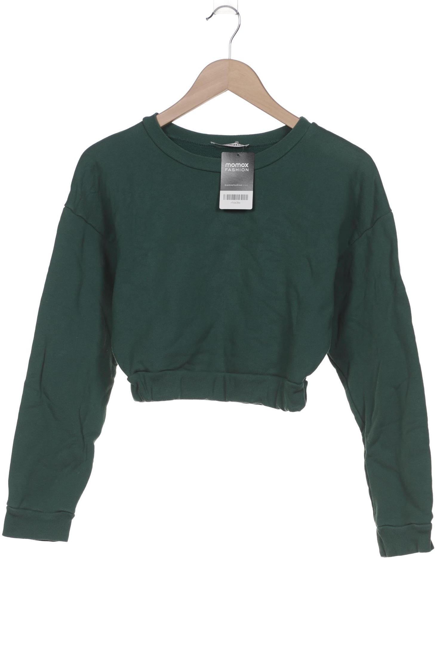

Reformation Damen Sweatshirt, grün, Gr. 34