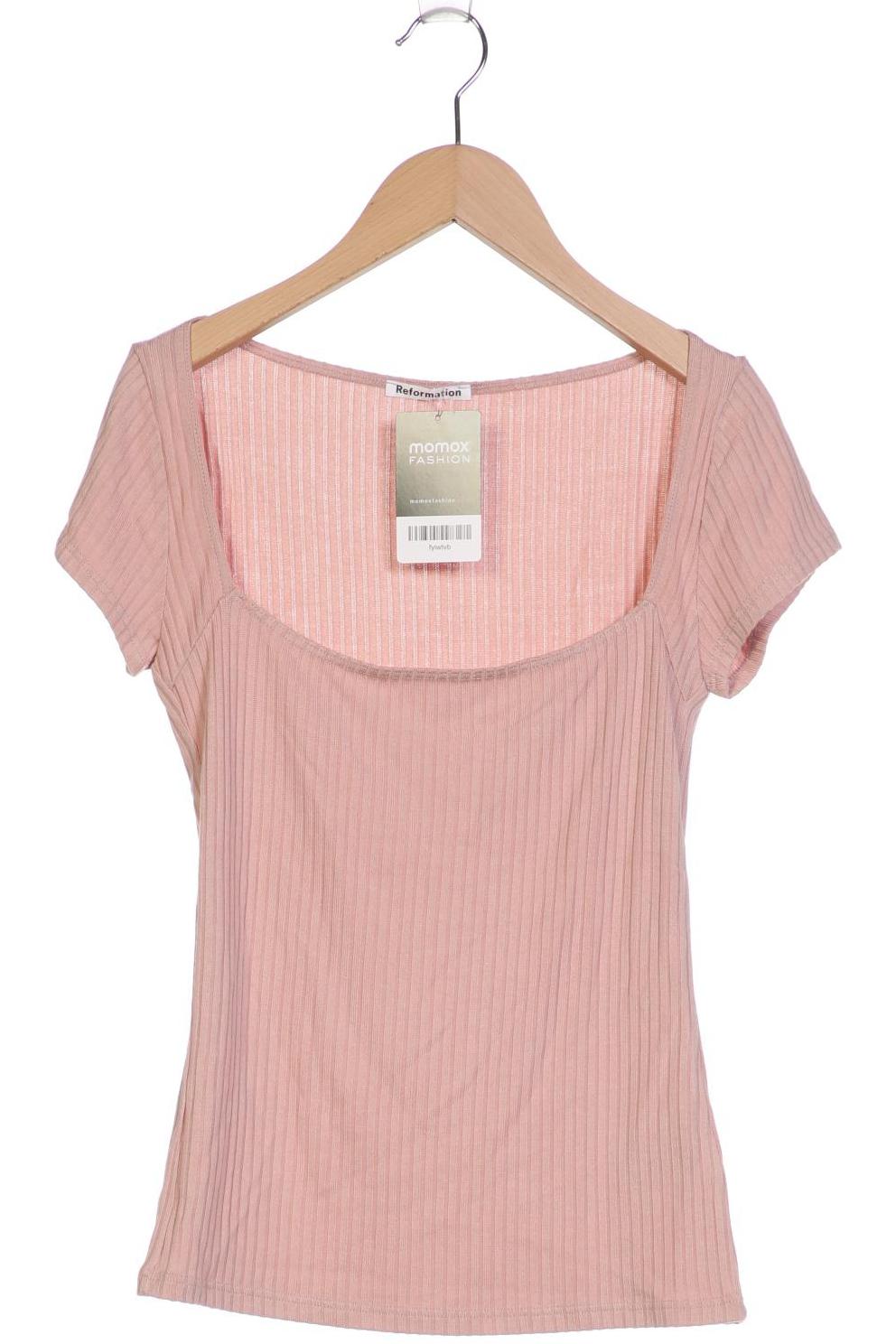 

Reformation Damen T-Shirt, pink, Gr. 36