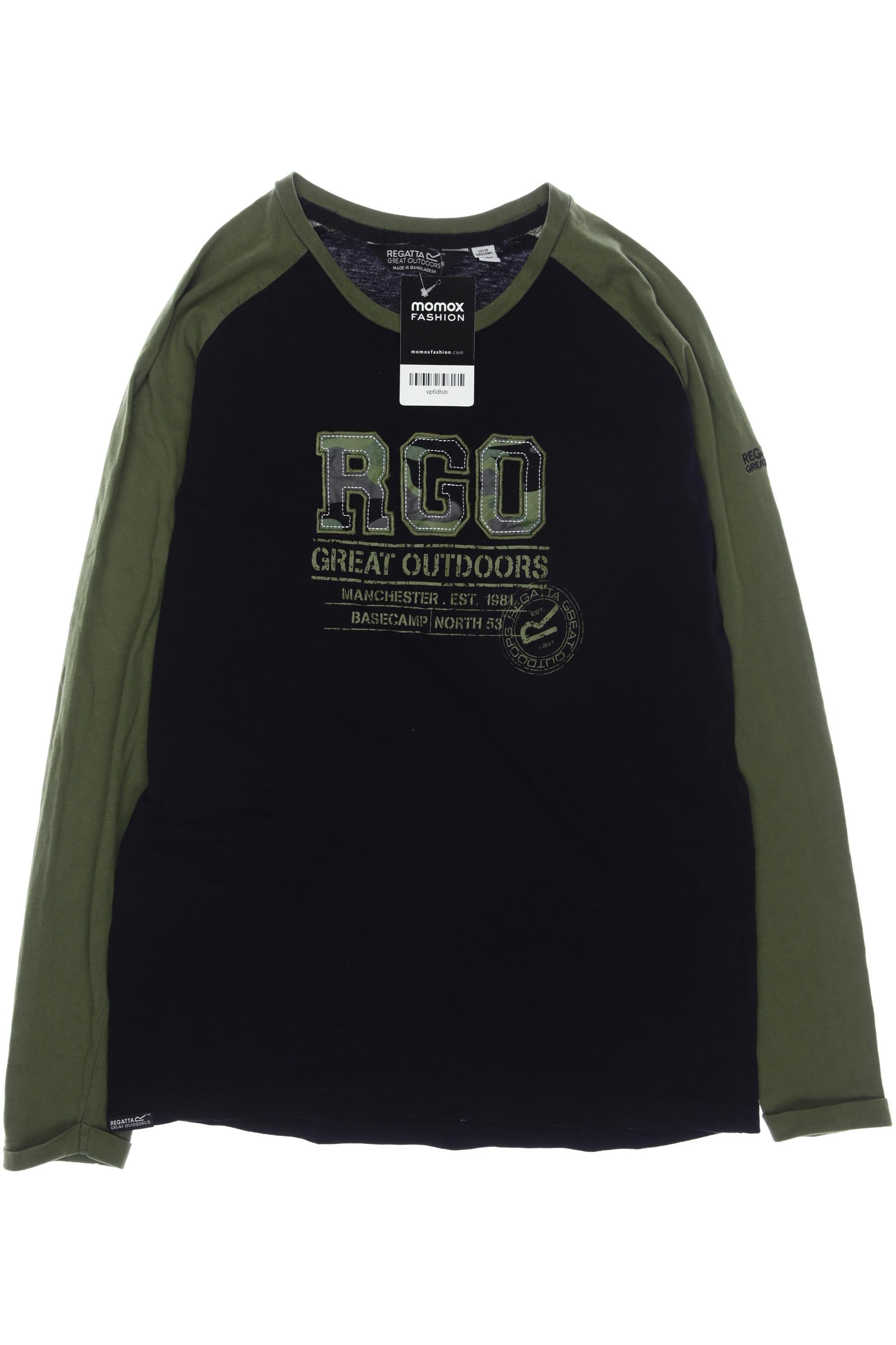 

Regatta Herren Langarmshirt, schwarz, Gr. 176