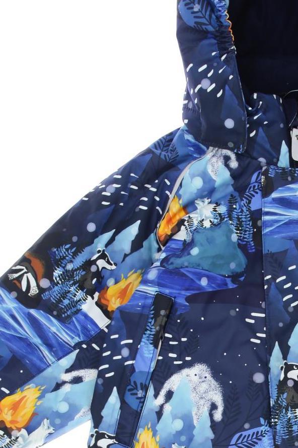Thumbnail - Reima Jungen Schneeanzug, blau, Gr. 92