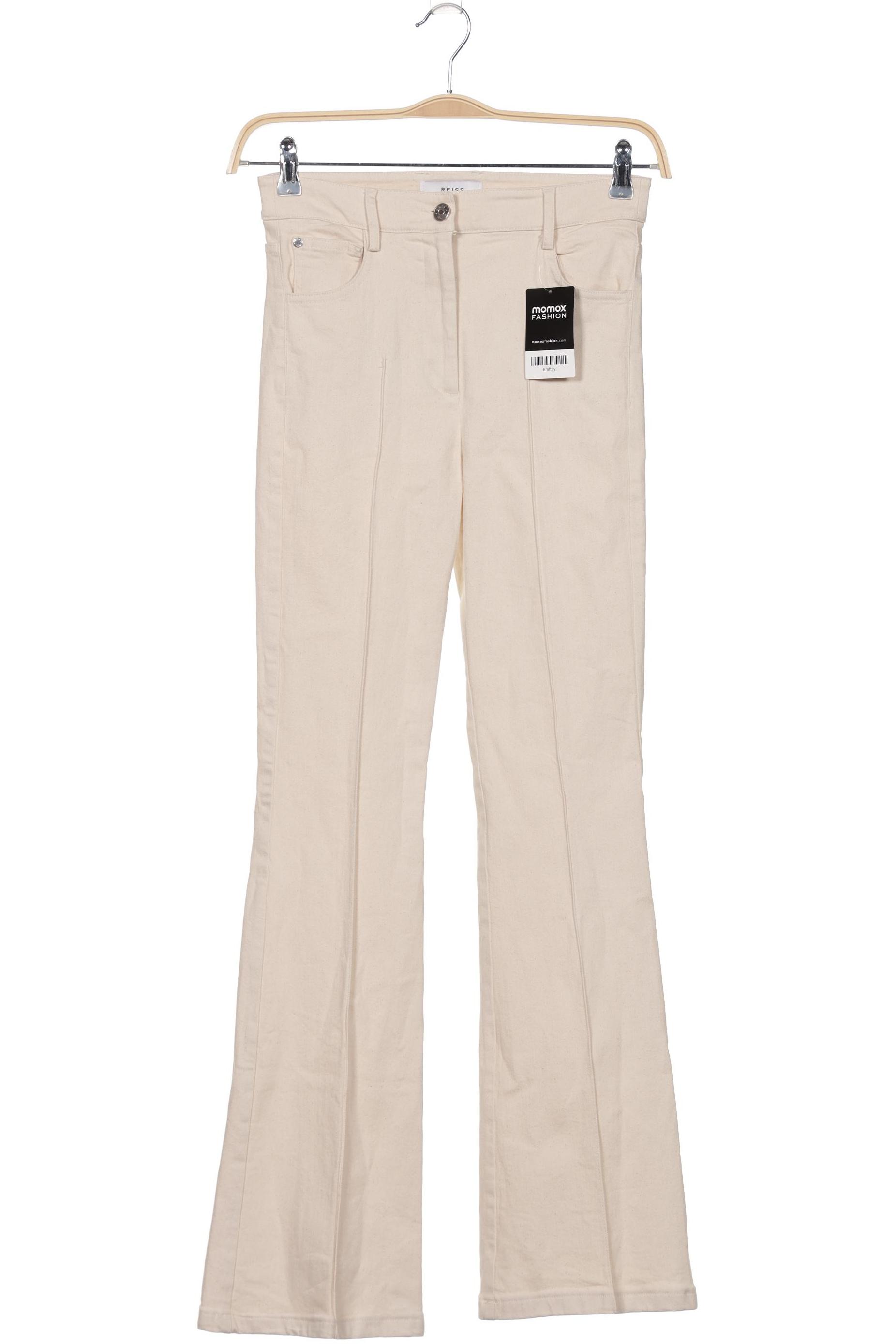 

Reiss Damen Jeans, cremeweiß, Gr. 38