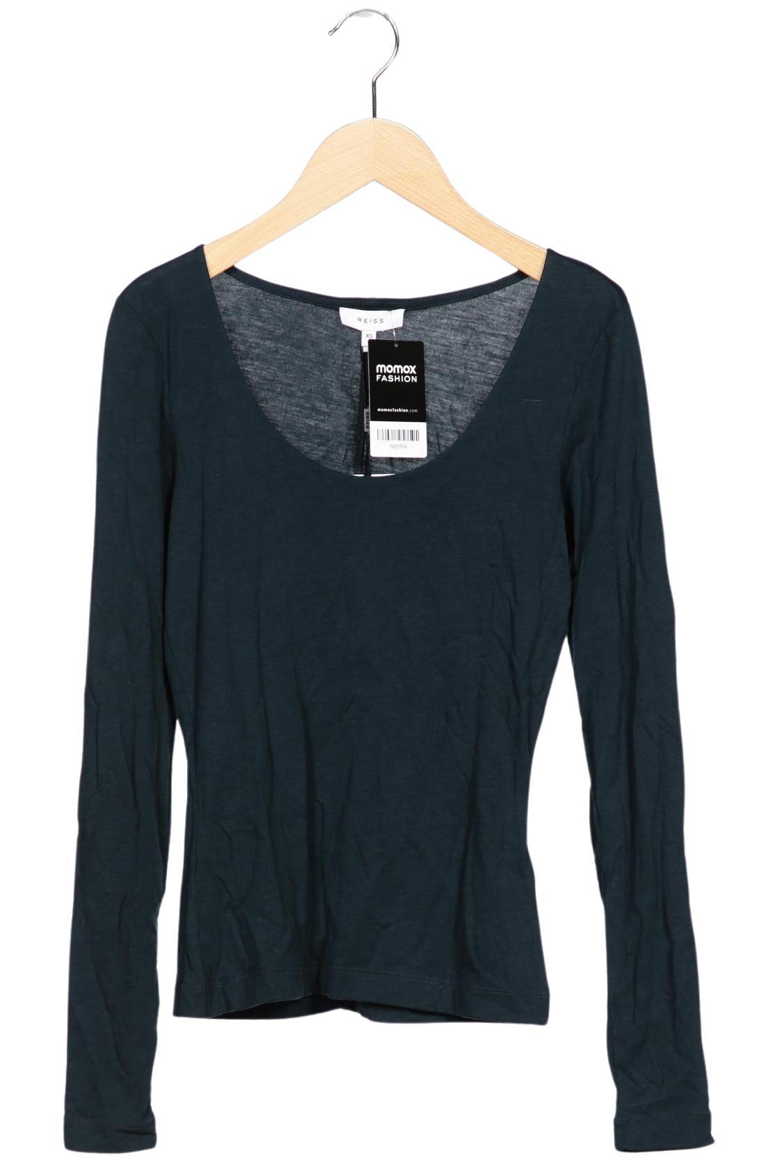 

Reiss Damen Langarmshirt, marineblau, Gr. 34