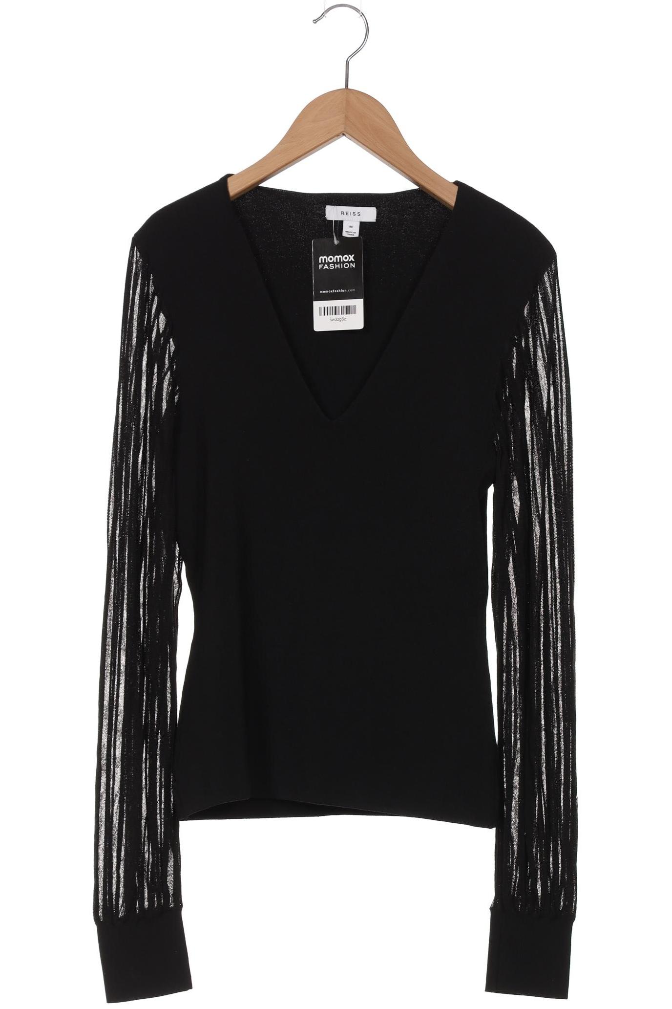 

Reiss Damen Langarmshirt, schwarz, Gr. 38