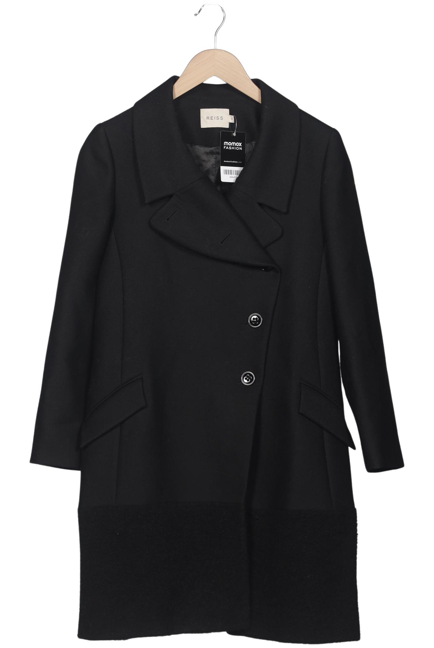 

Reiss Damen Mantel, schwarz, Gr. 38