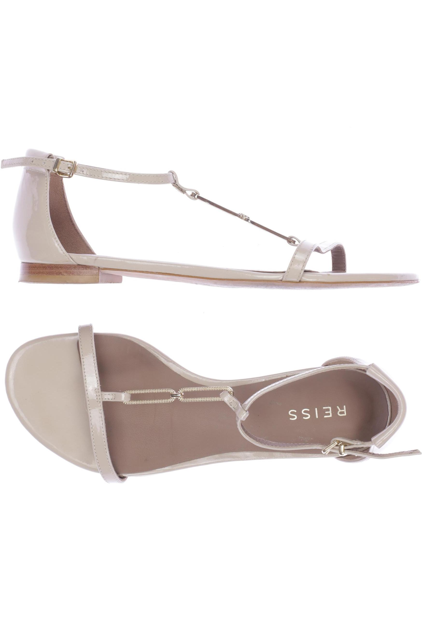

Reiss Damen Sandale, beige, Gr. 37