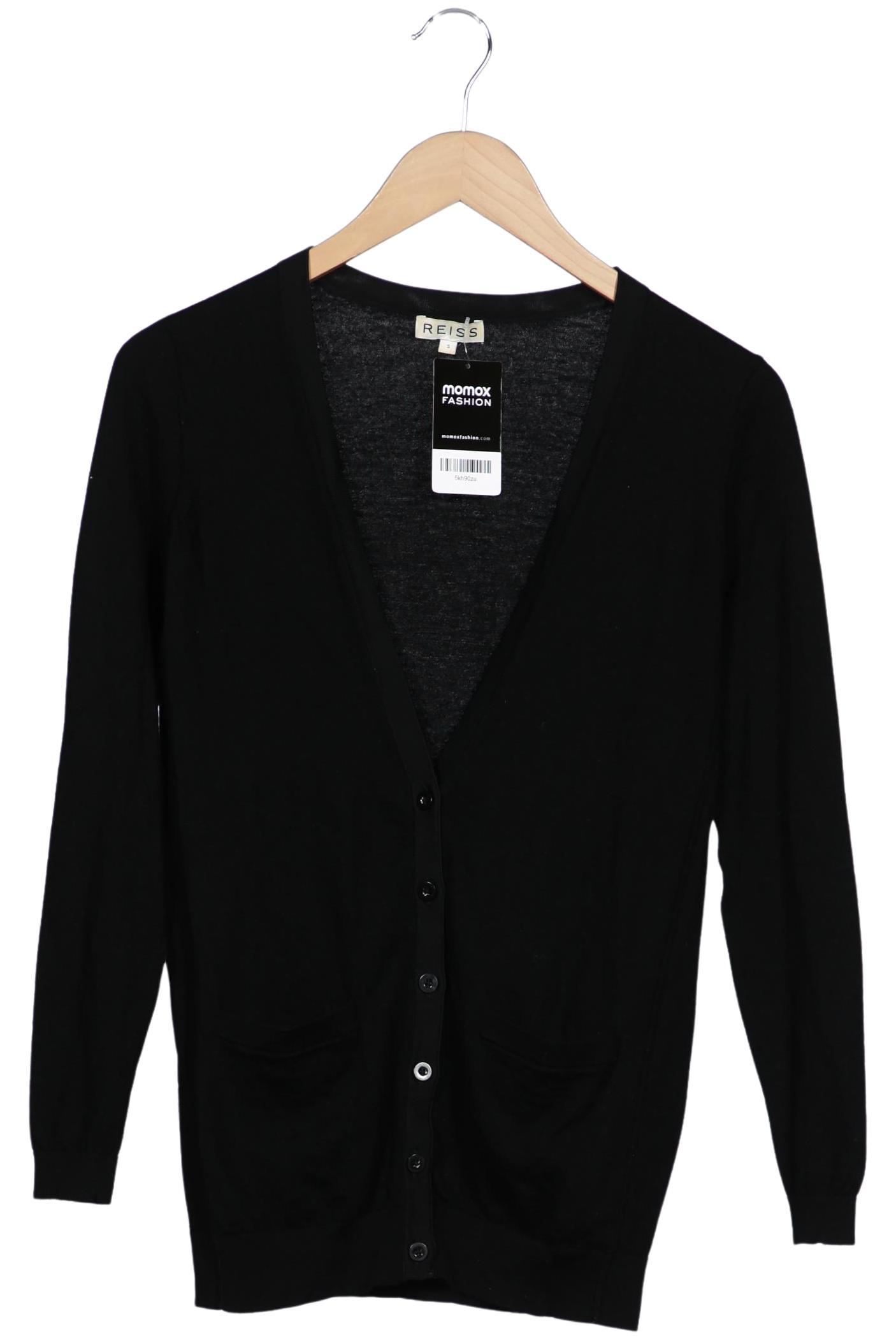 

Reiss Damen Strickjacke, schwarz, Gr. 36