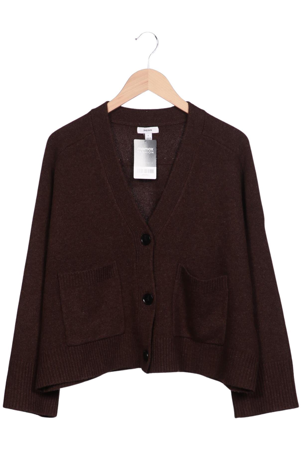 

Reiss Damen Strickjacke, braun, Gr. 42