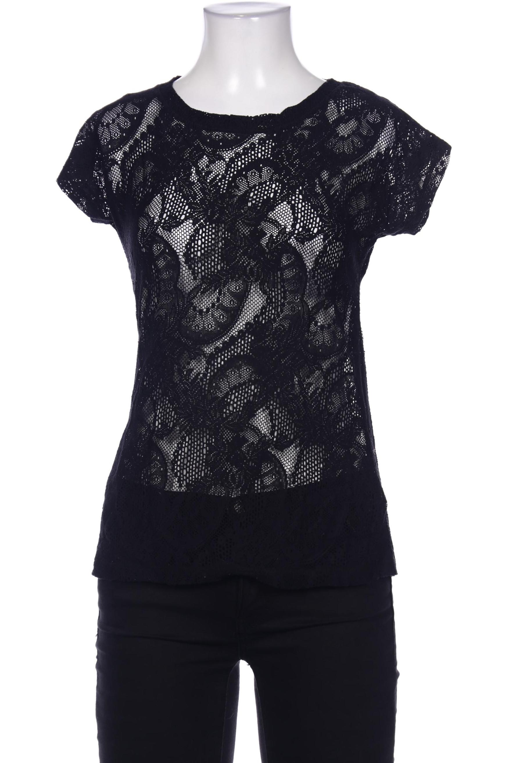 

Reiss Damen T-Shirt, schwarz, Gr. 34