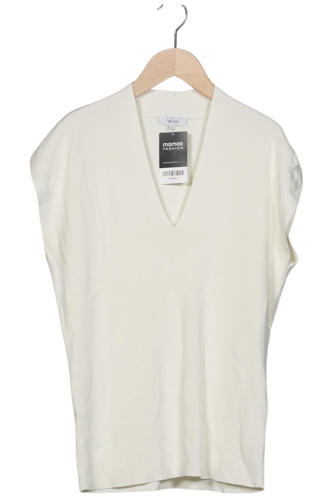 

Reiss Damen T-Shirt, cremeweiß, Gr. 42