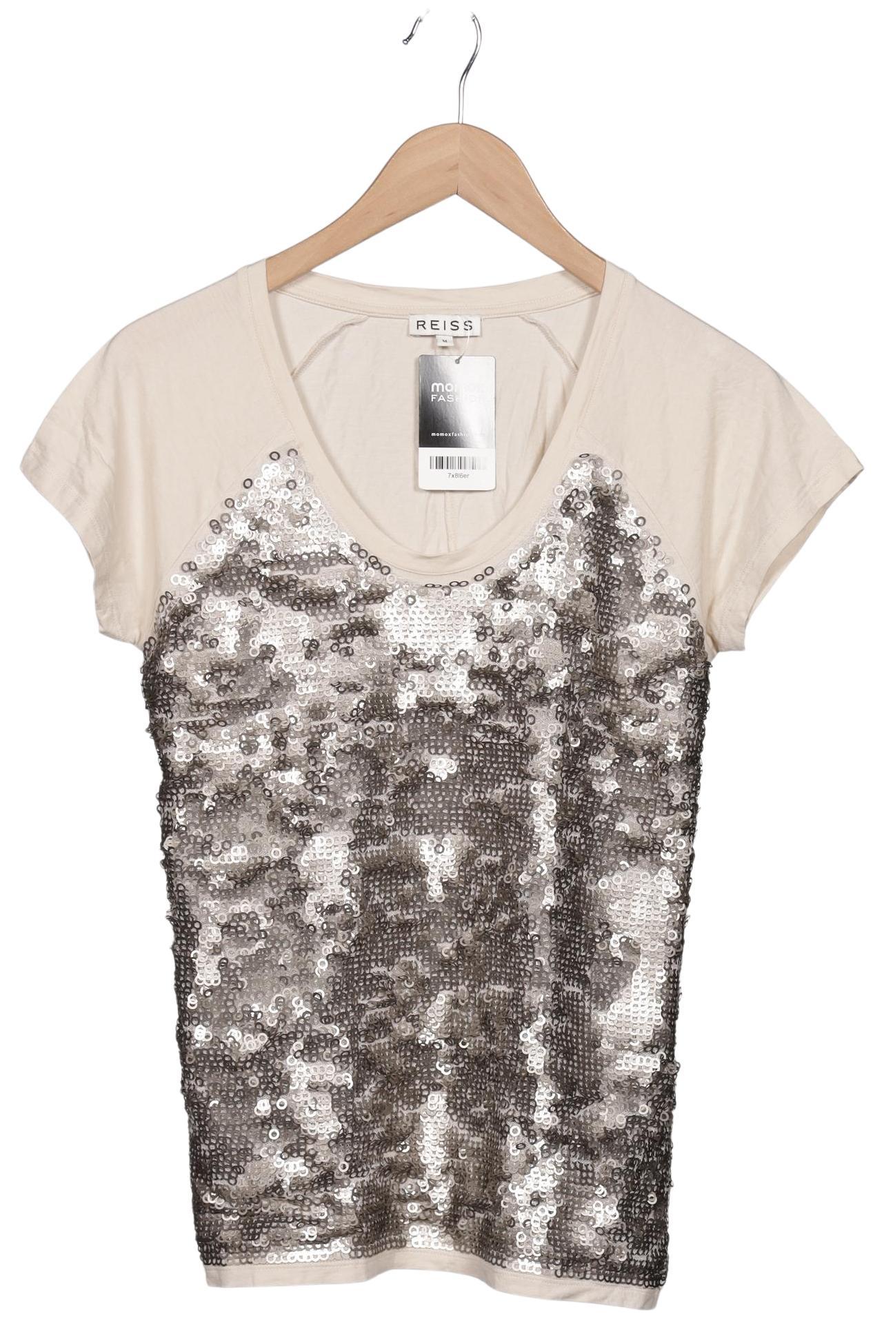 

Reiss Damen T-Shirt, beige, Gr. 38