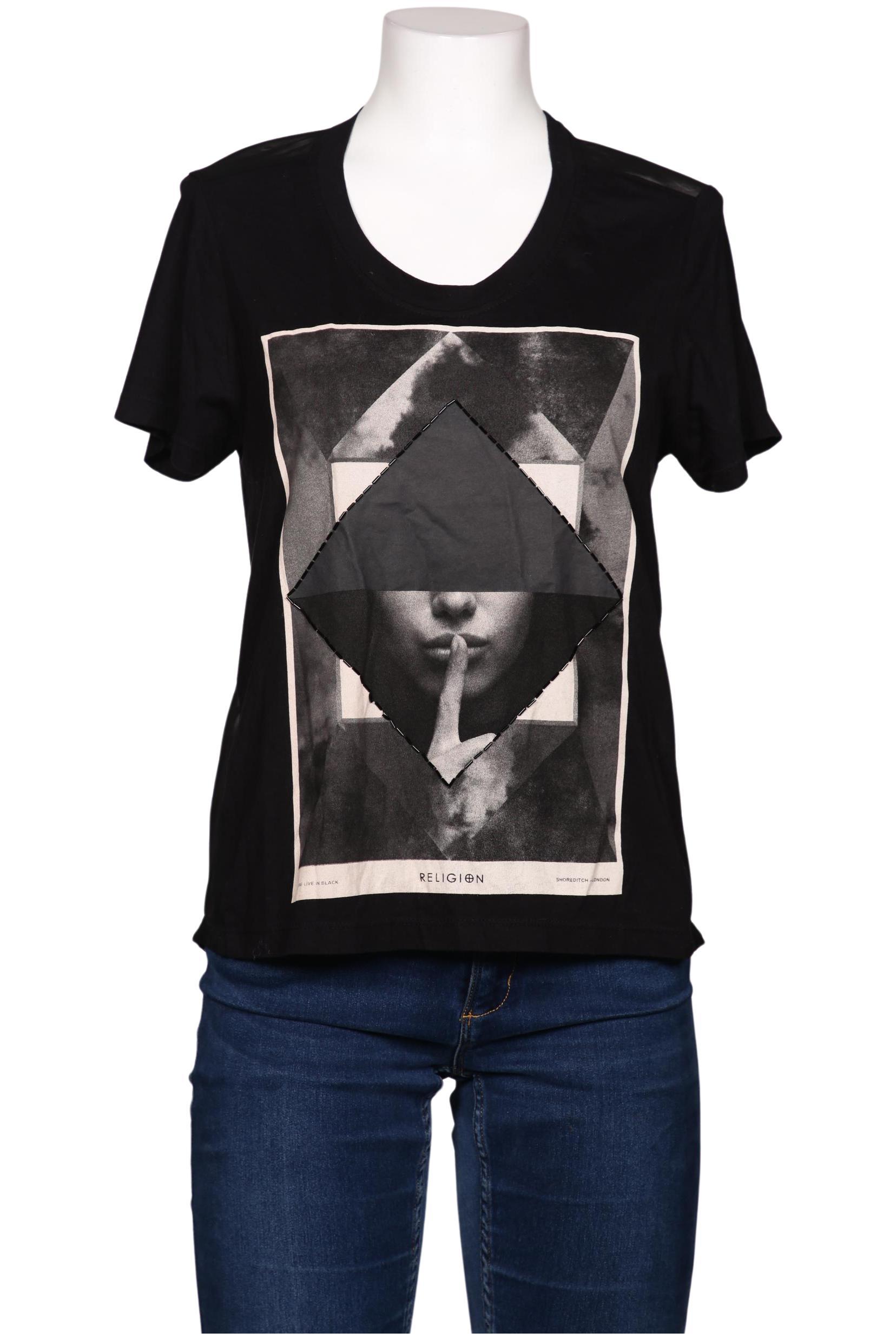 

Religion Damen T-Shirt, schwarz, Gr. 38