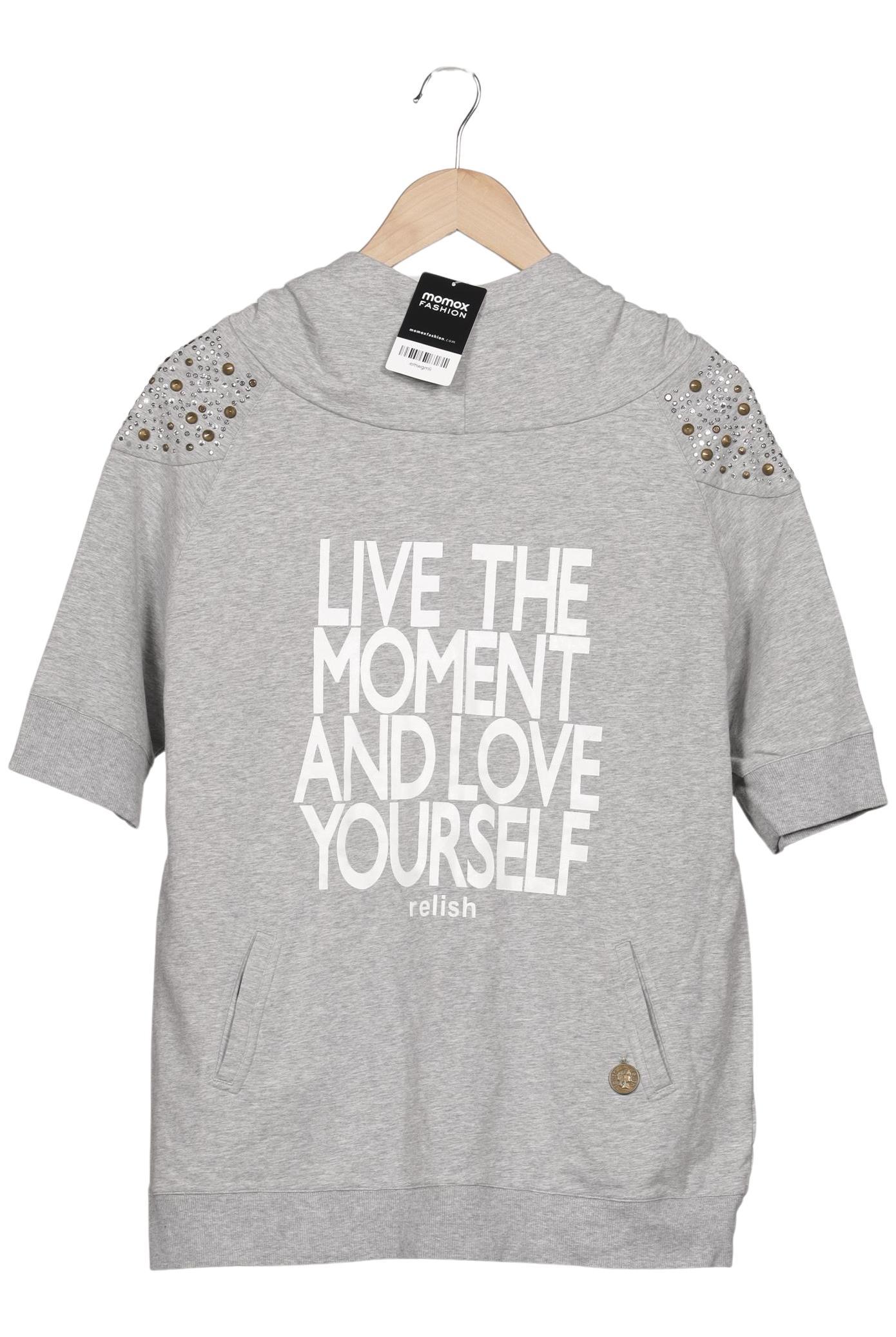 

Relish Damen Kapuzenpullover, grau, Gr. 36