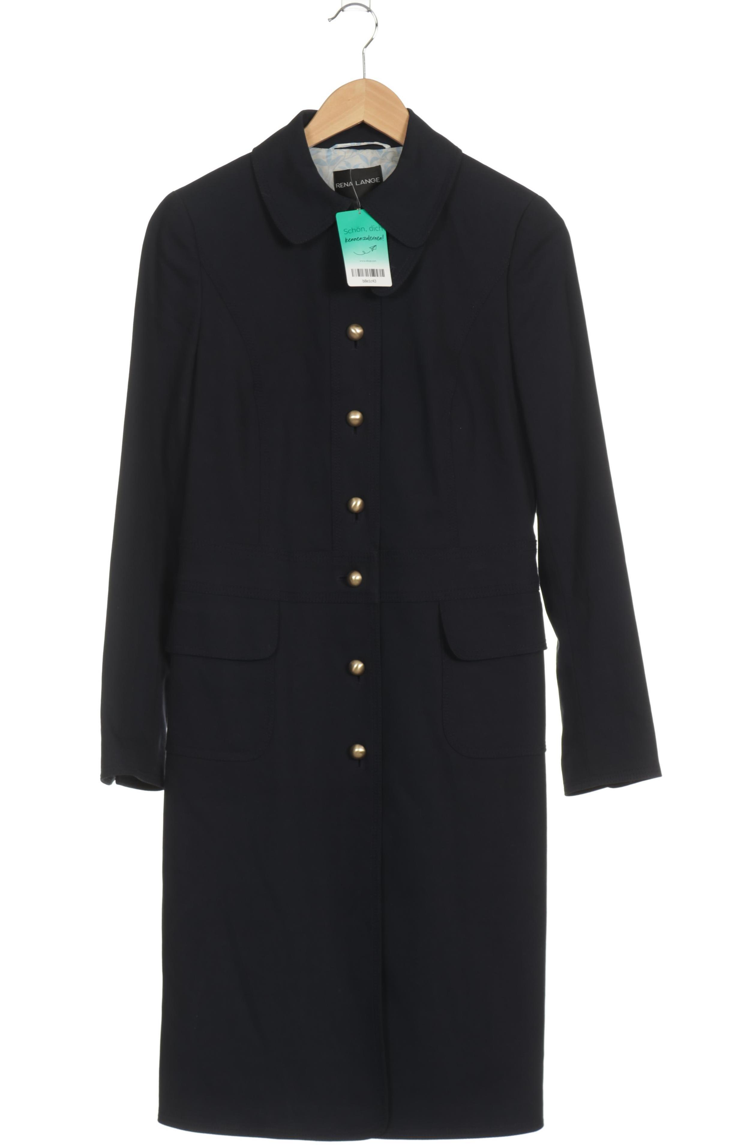 

Rena Lange Damen Mantel, blau, Gr. 36