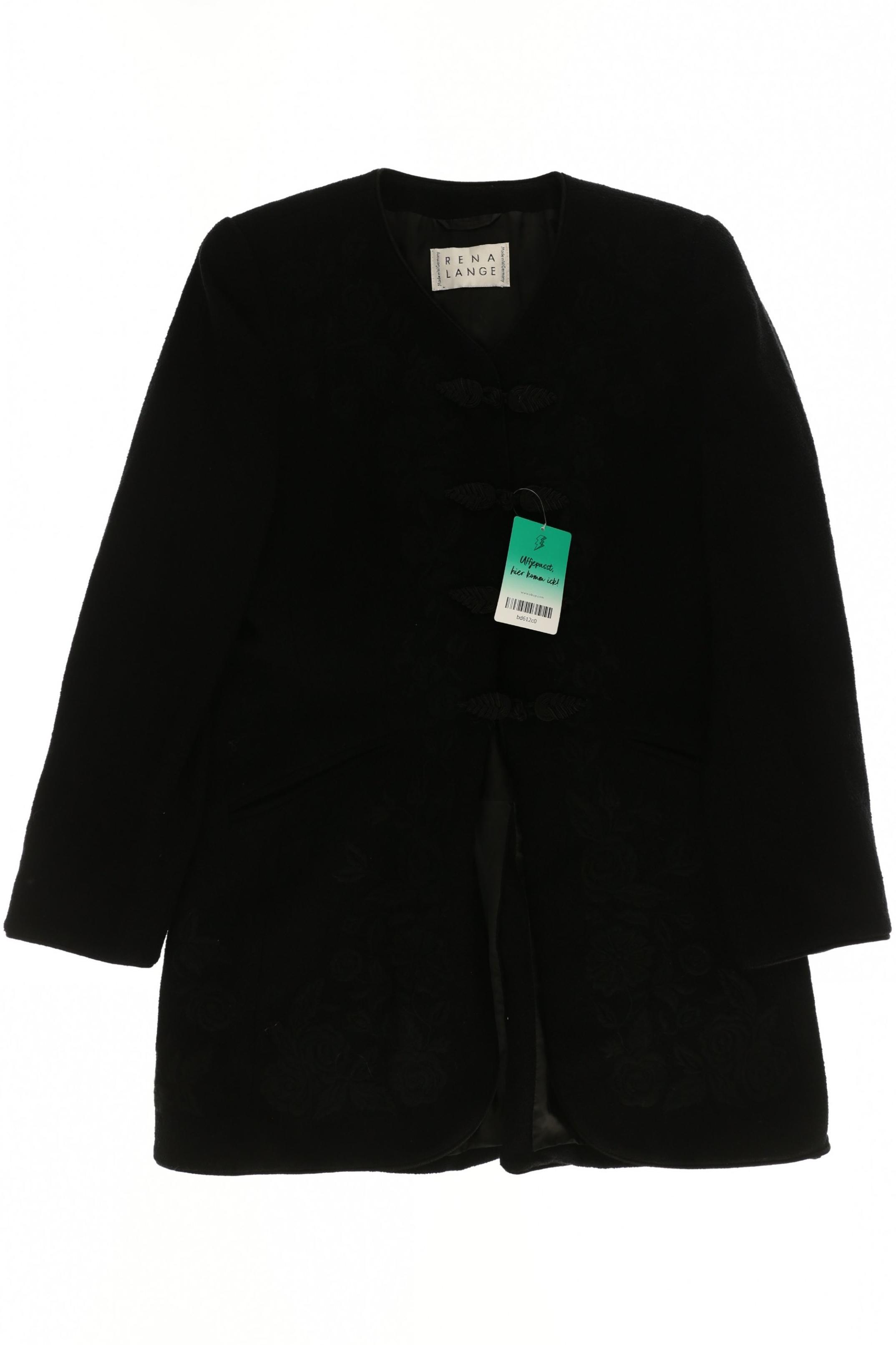 

Rena Lange Damen Mantel, schwarz, Gr.