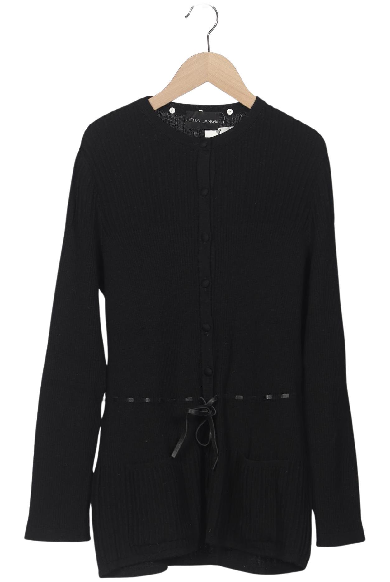 

Rena Lange Damen Strickjacke, schwarz, Gr. 38