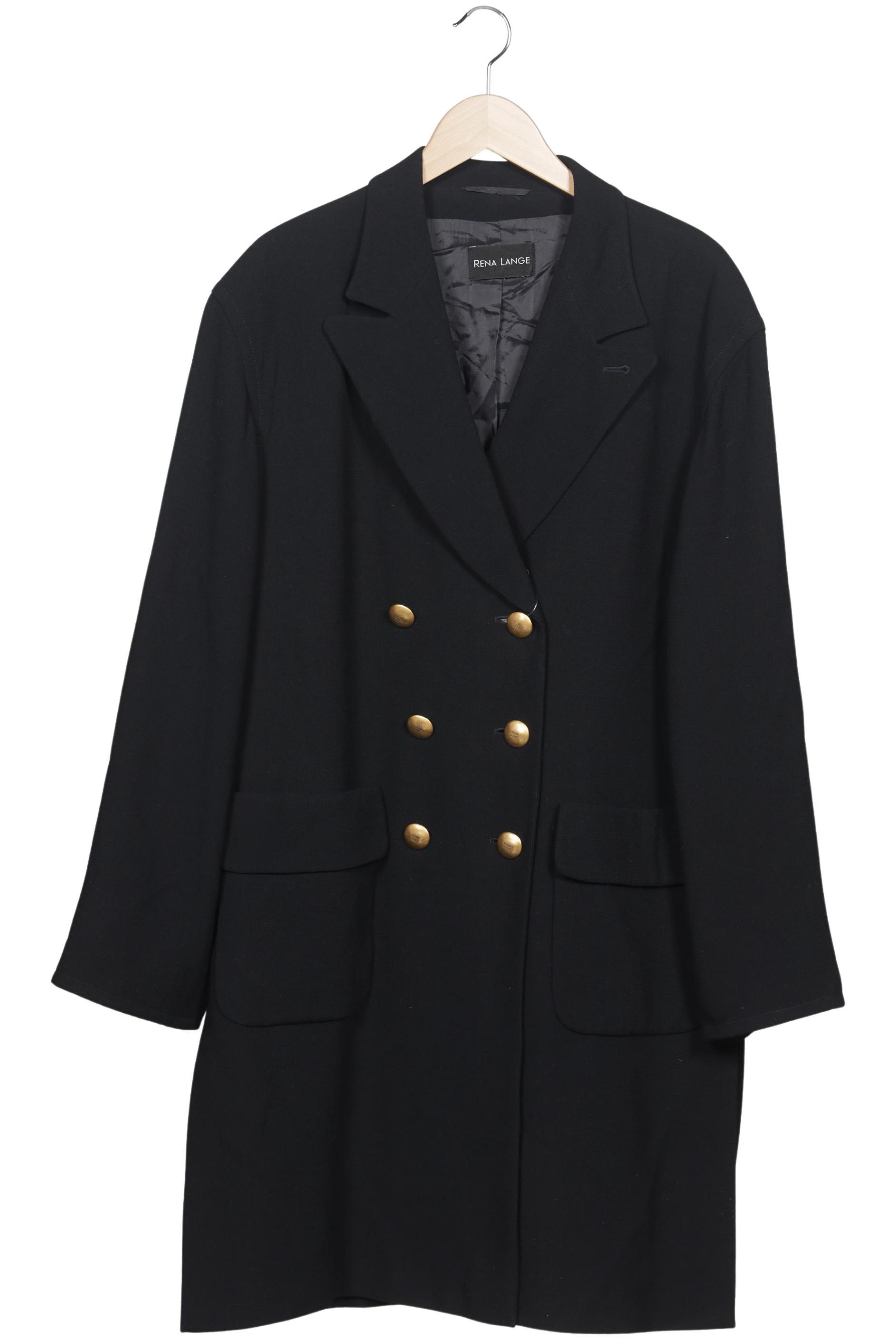 

Rena Lange Damen Mantel, marineblau, Gr. 48