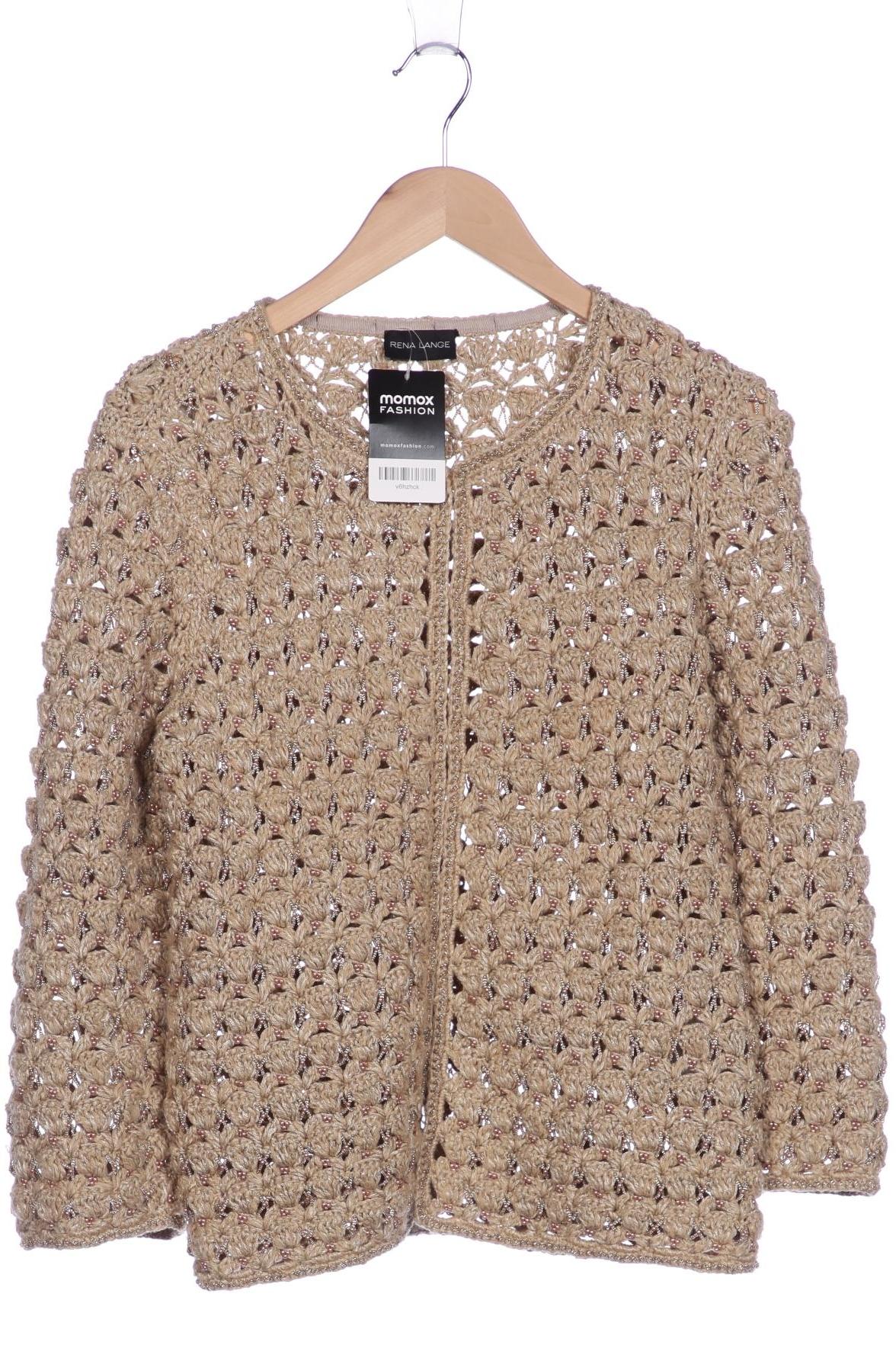 

Rena Lange Damen Strickjacke, beige, Gr. 38