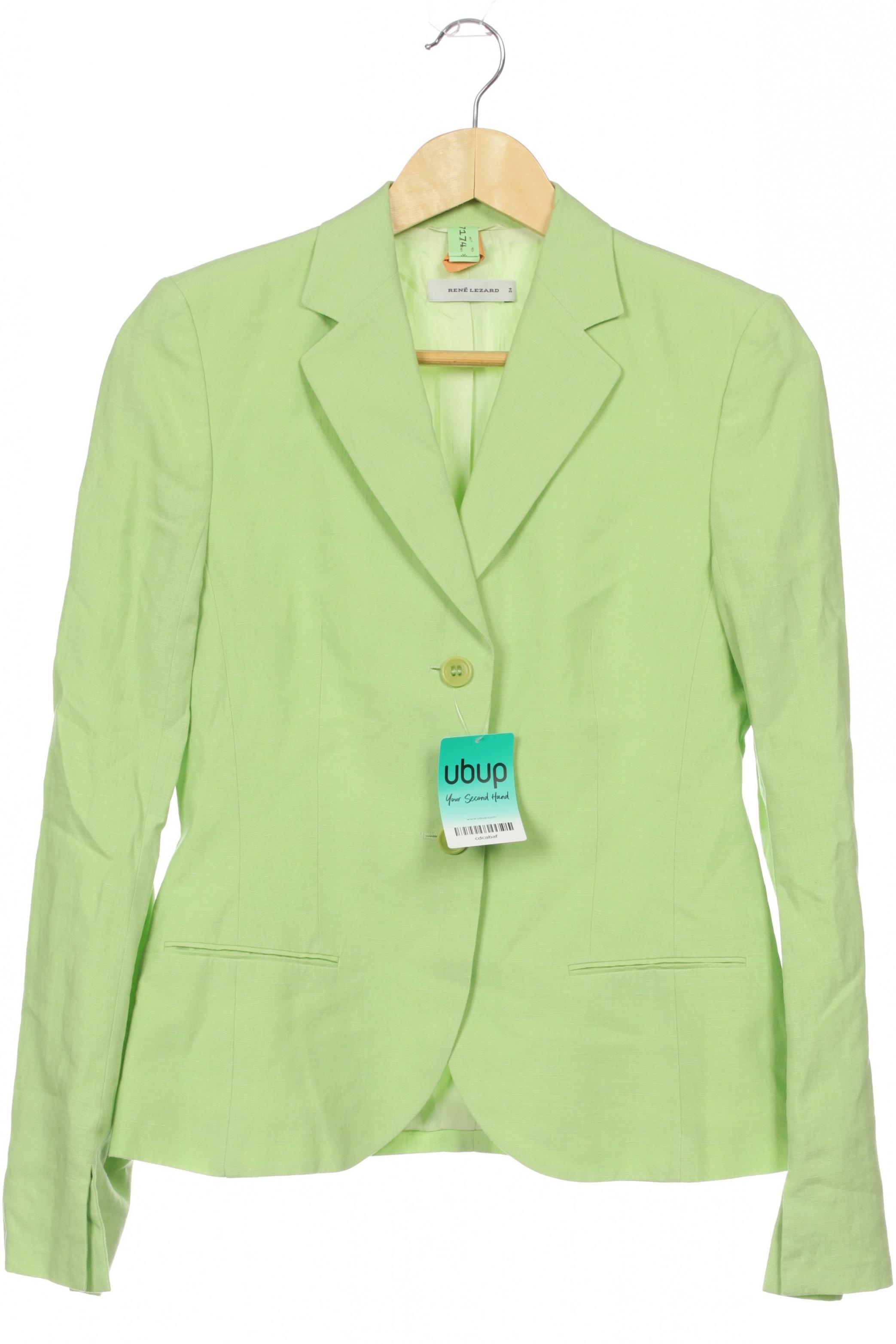 

Rene Lezard Damen Blazer, grün, Gr. 34