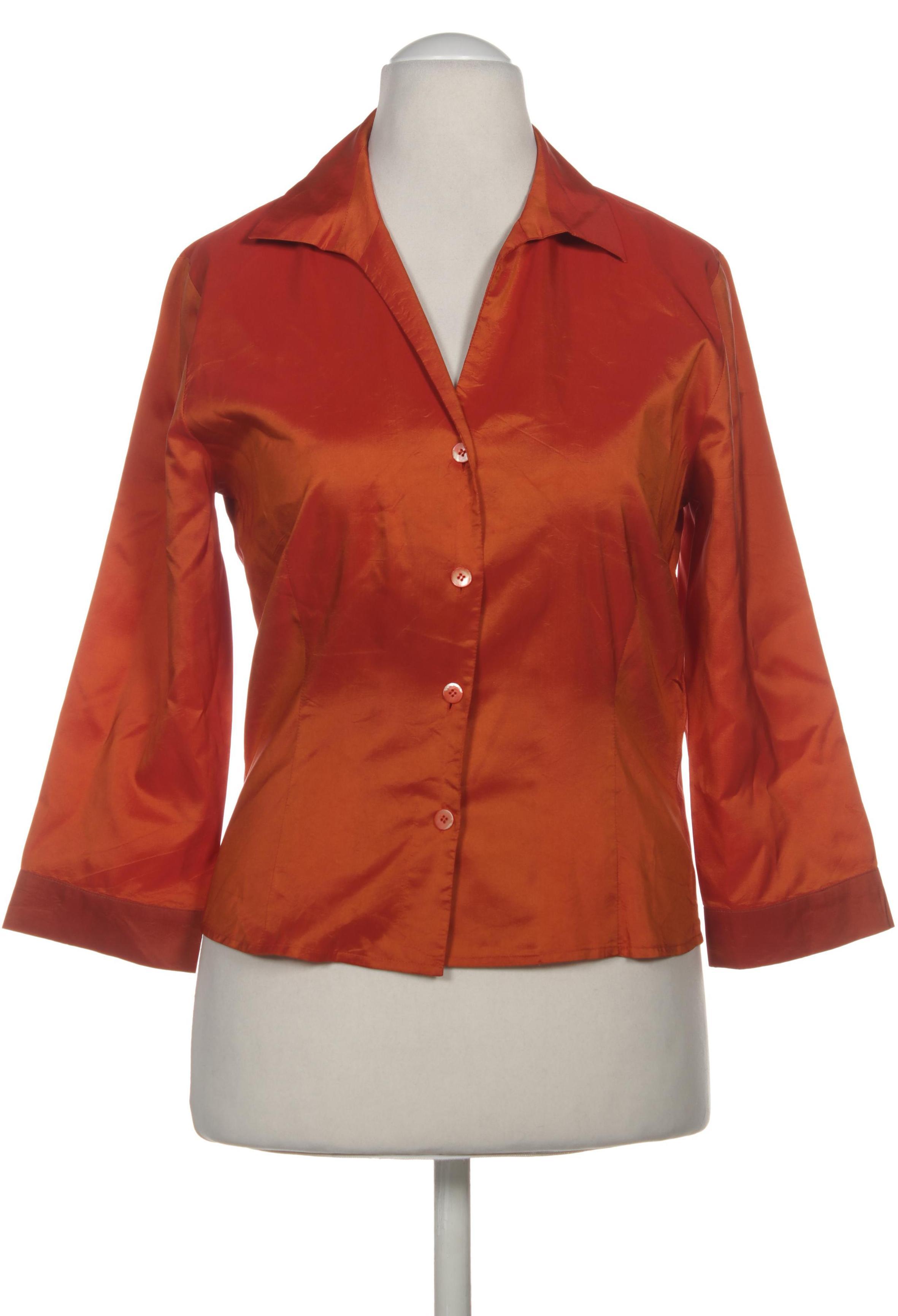 

Rene Lezard Damen Bluse, orange, Gr. 38