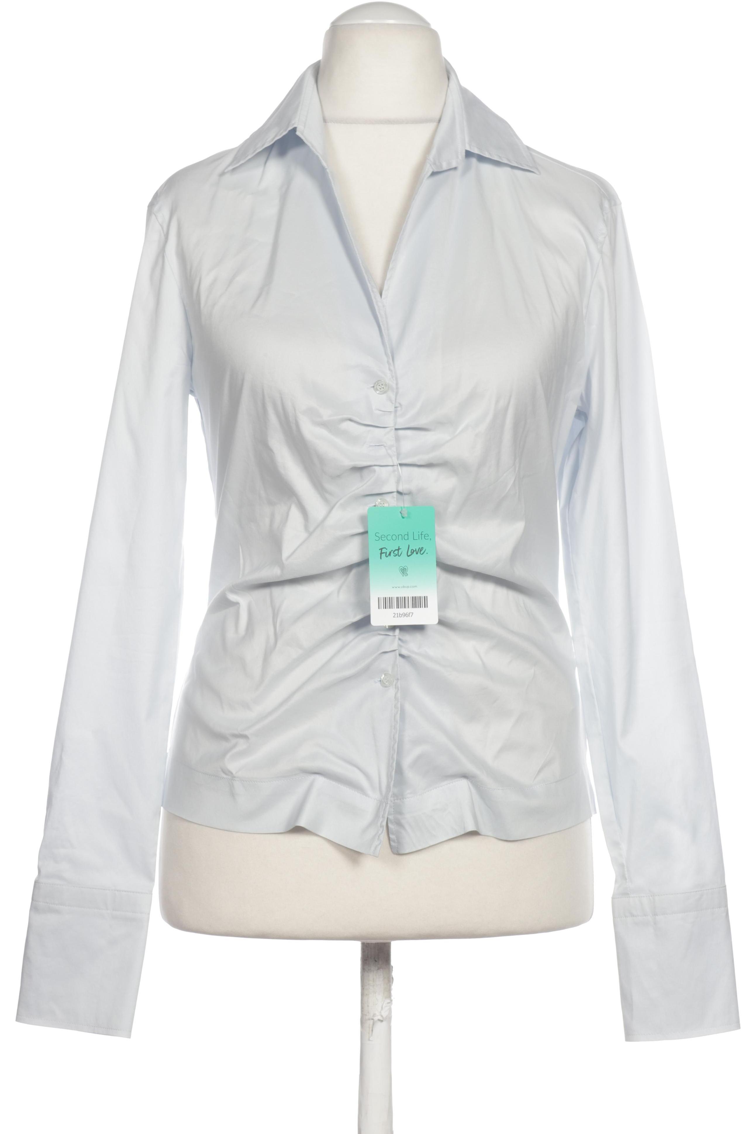 

Rene Lezard Damen Bluse, blau, Gr. 38