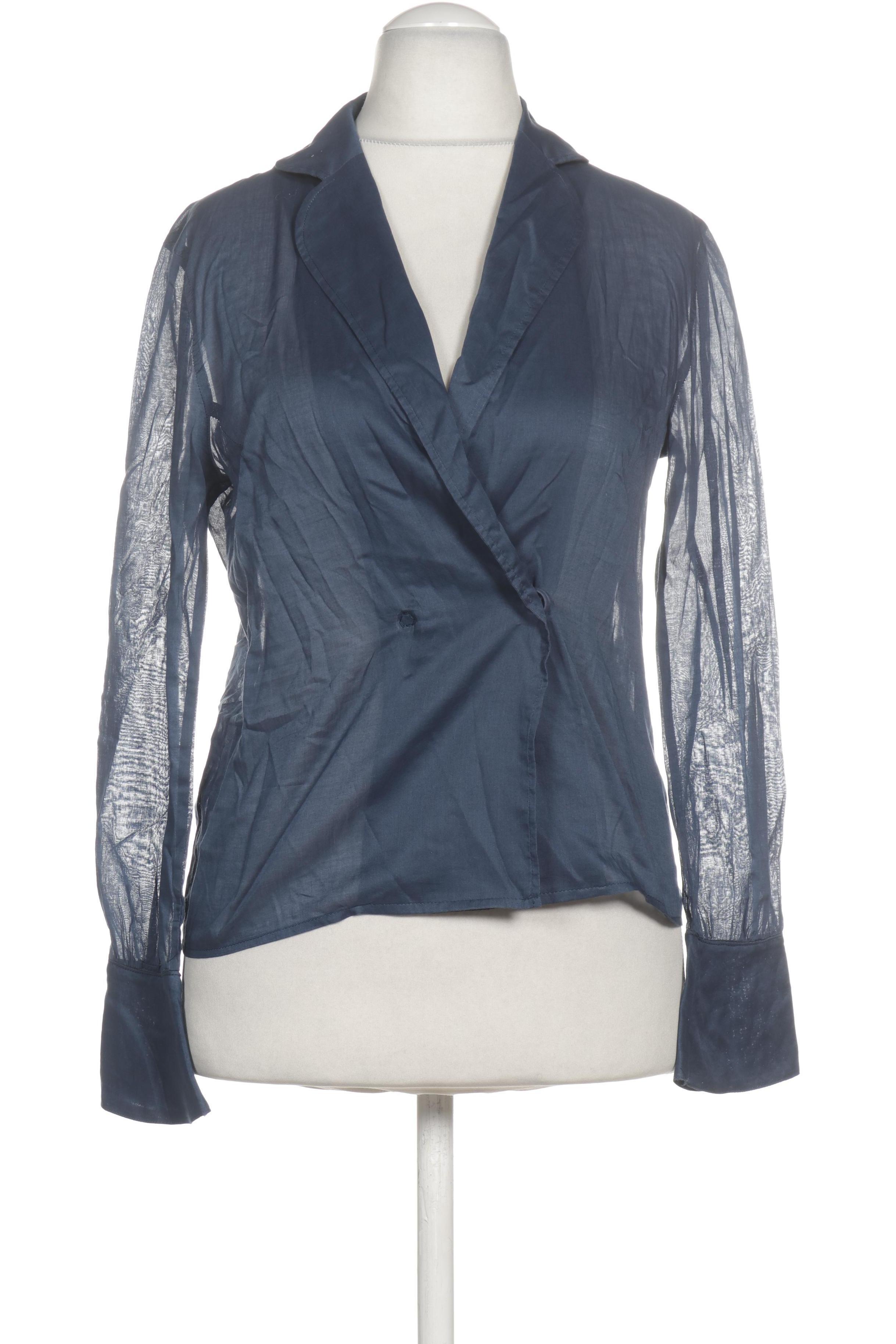 

Rene Lezard Damen Bluse, blau, Gr. 36