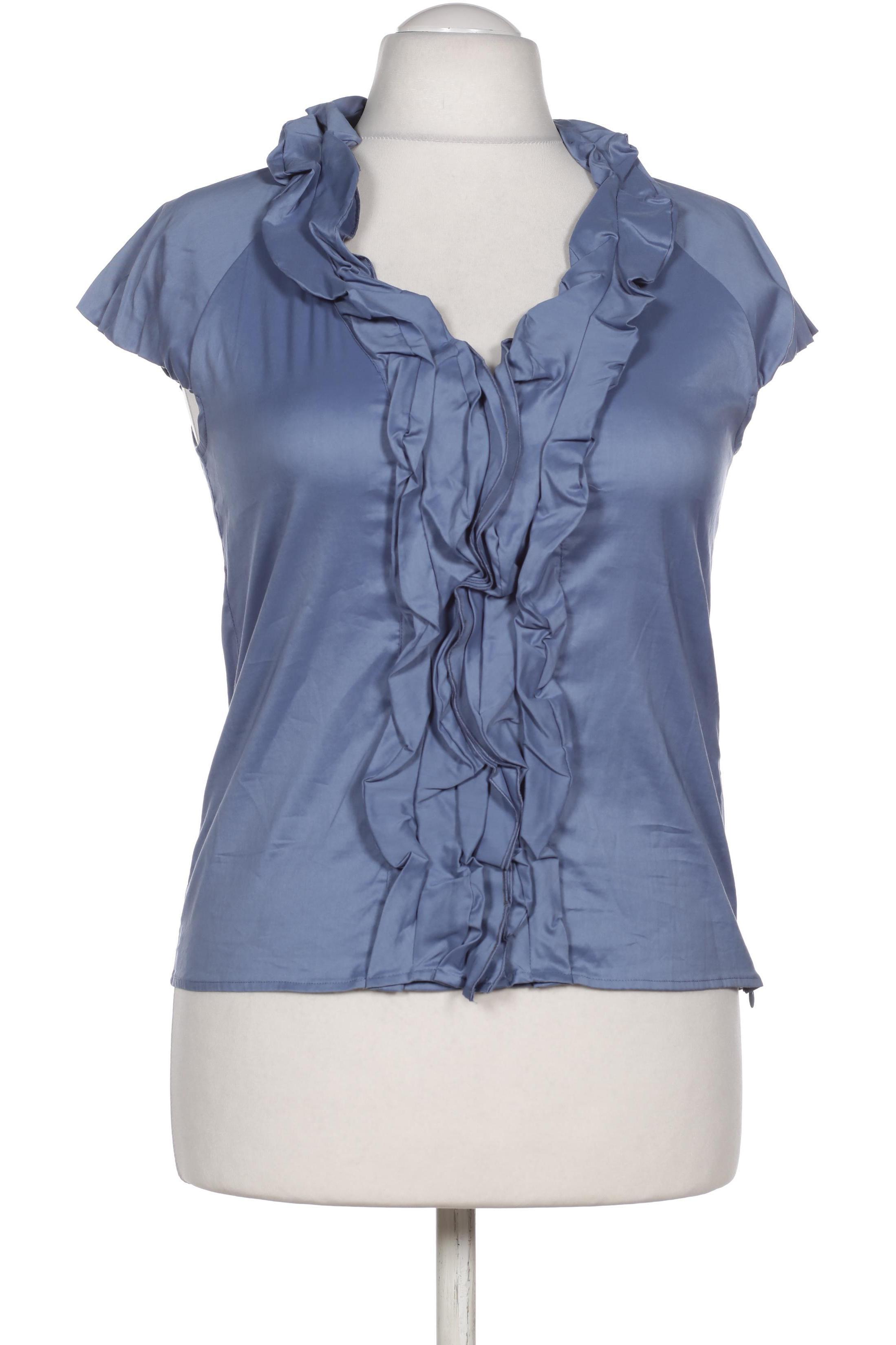 

Rene Lezard Damen Bluse, blau, Gr. 38