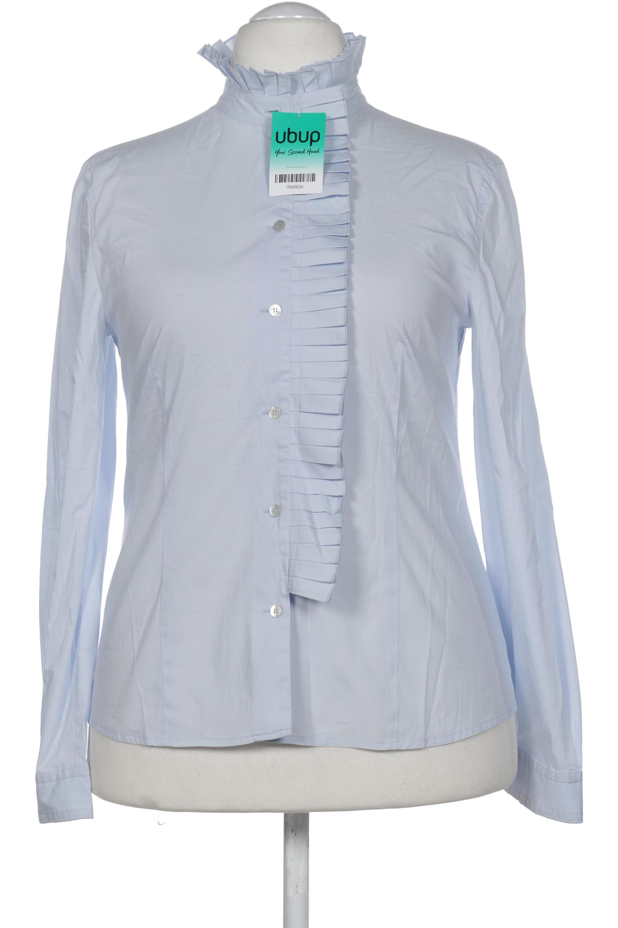 

Rene Lezard Damen Bluse, blau, Gr. 42