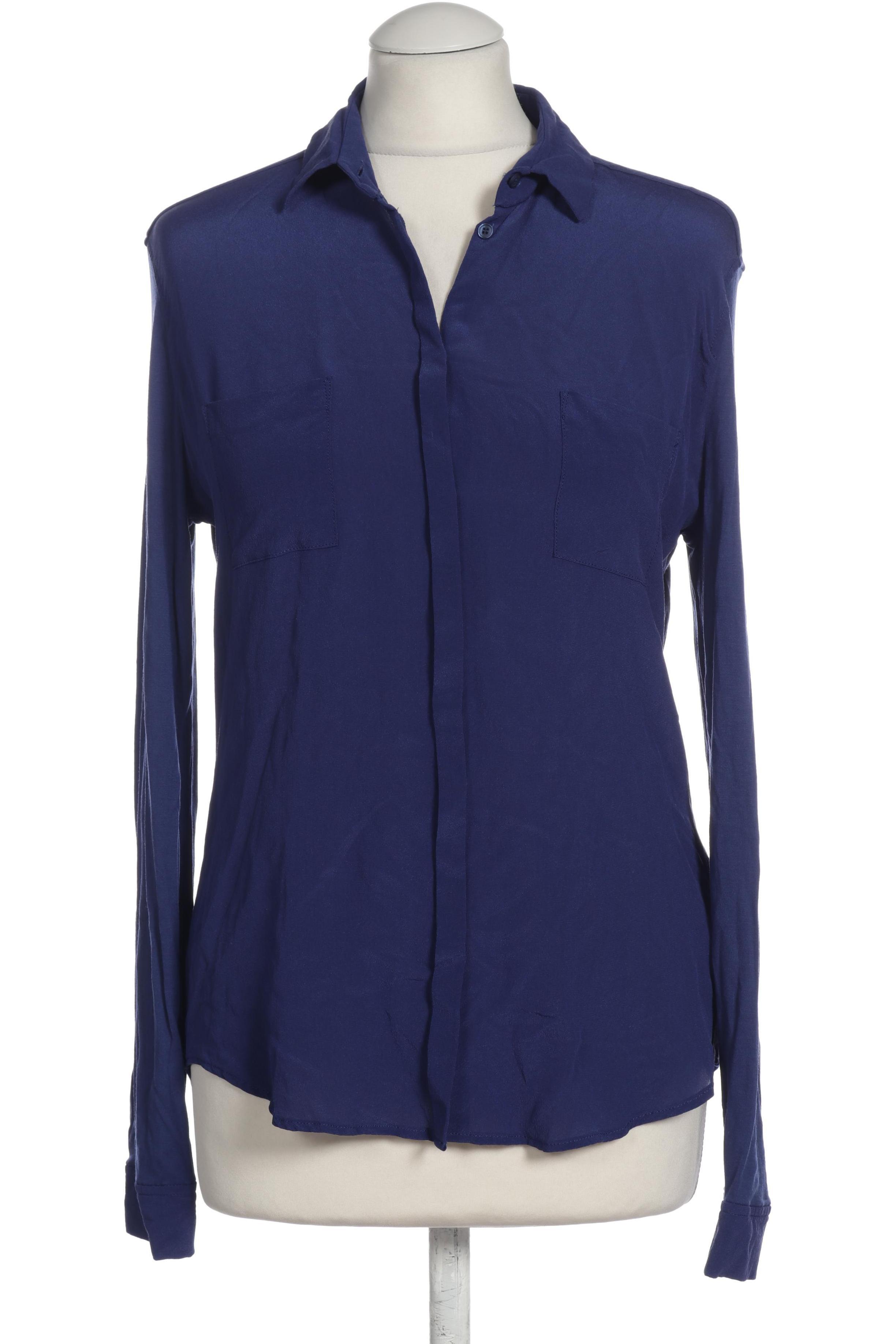 

Rene Lezard Damen Bluse, blau, Gr. 38