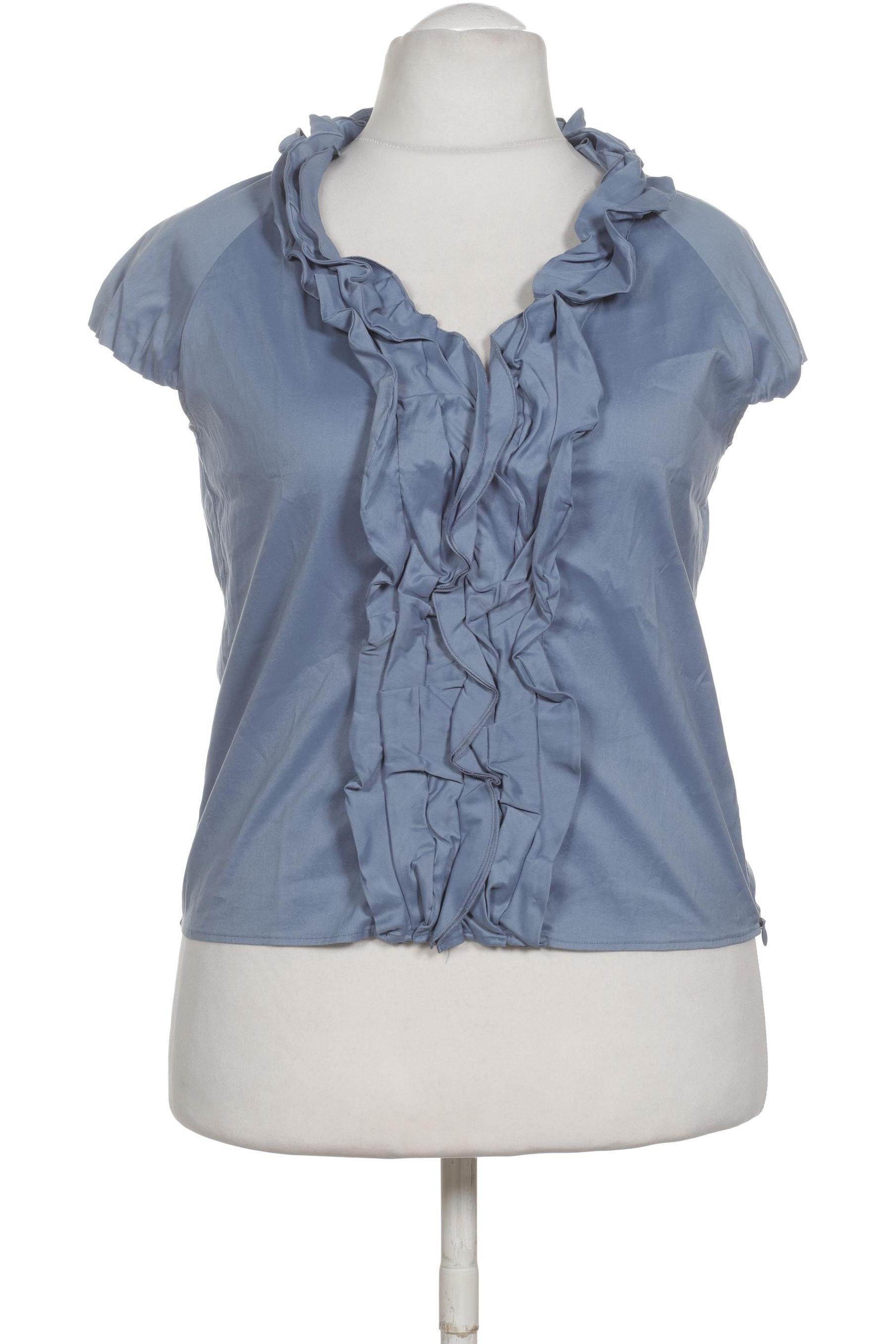

Rene Lezard Damen Bluse, blau, Gr. 42