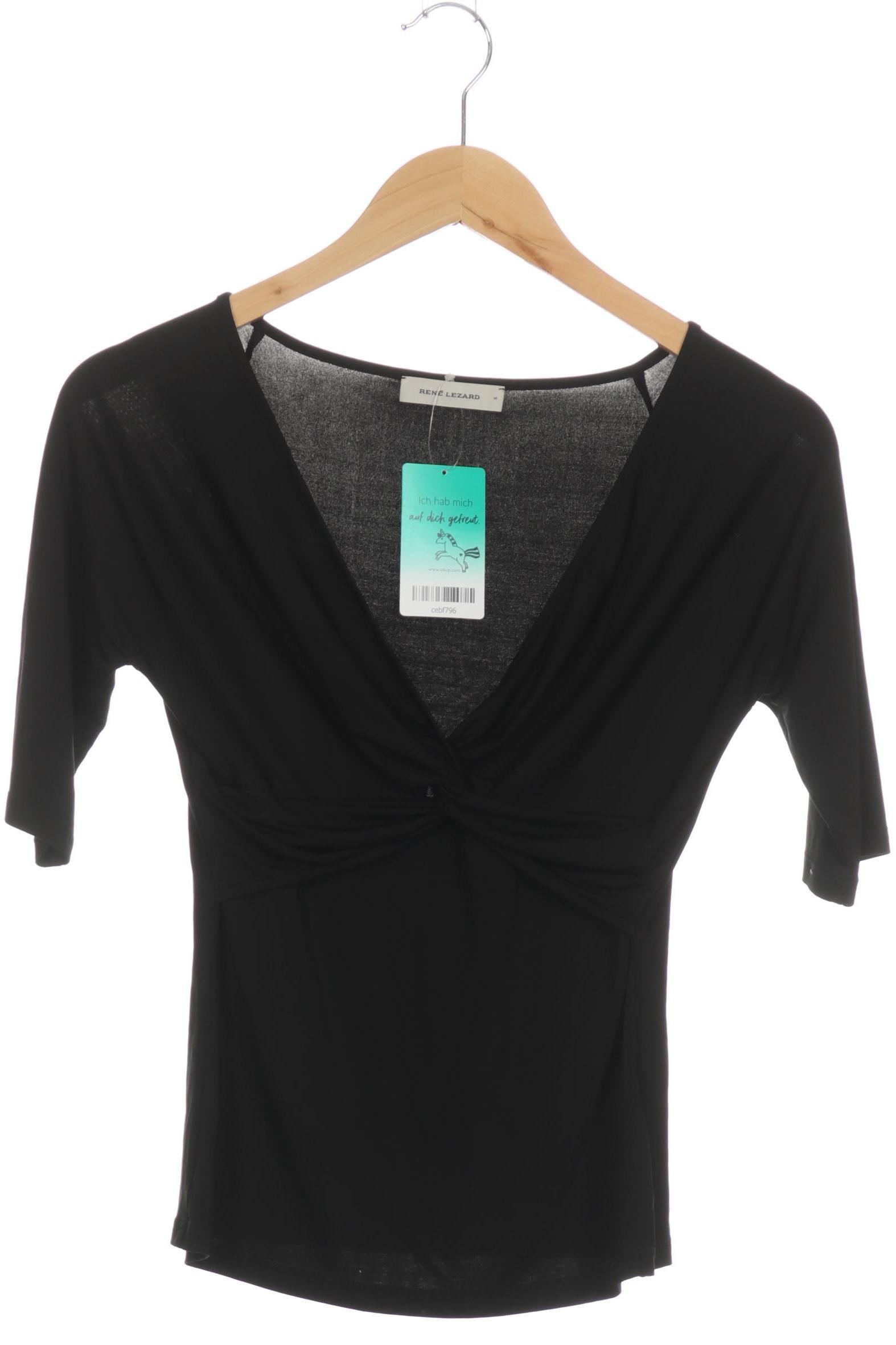 

Rene Lezard Damen Bluse, schwarz, Gr.