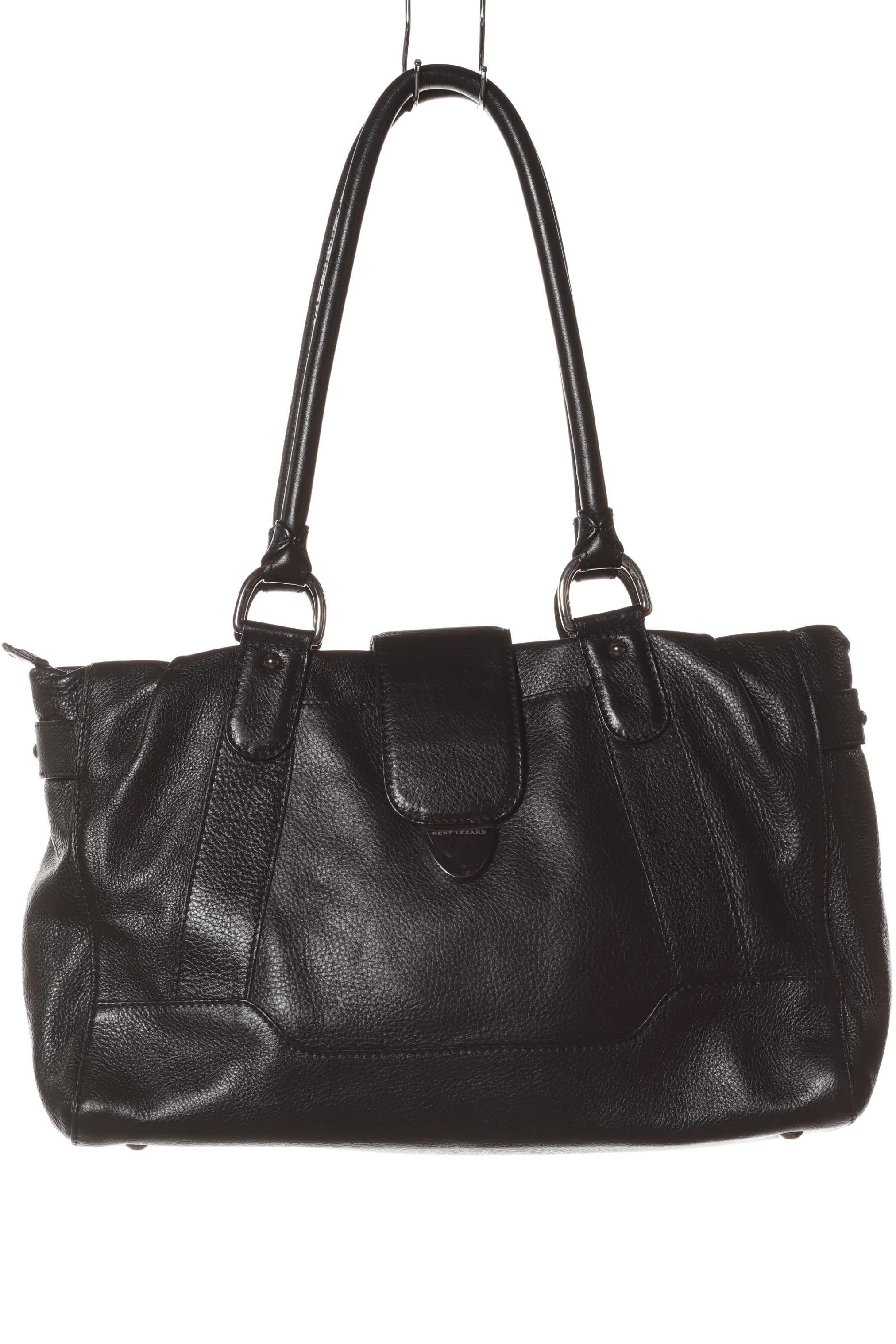 

Rene Lezard Damen Handtasche, schwarz, Gr.