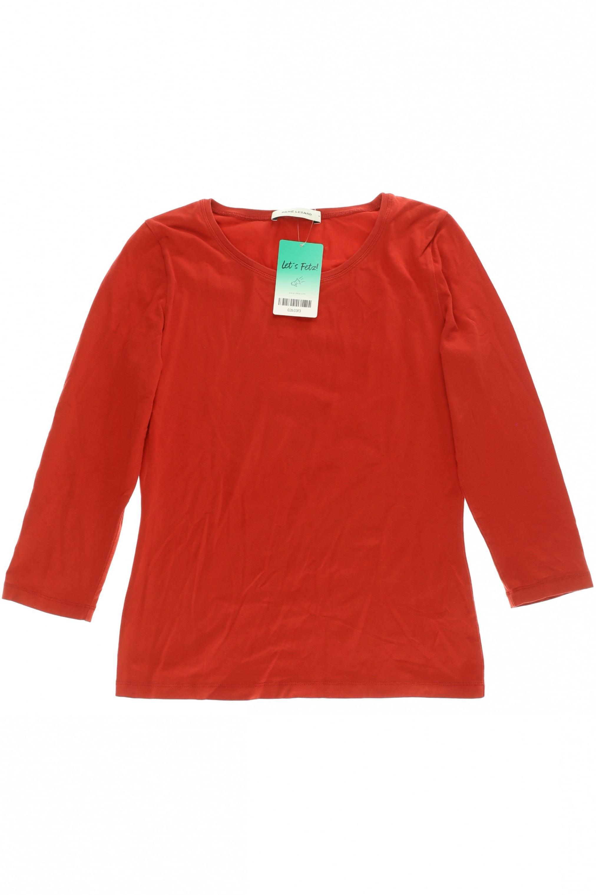 

Rene Lezard Damen Langarmshirt, rot, Gr.