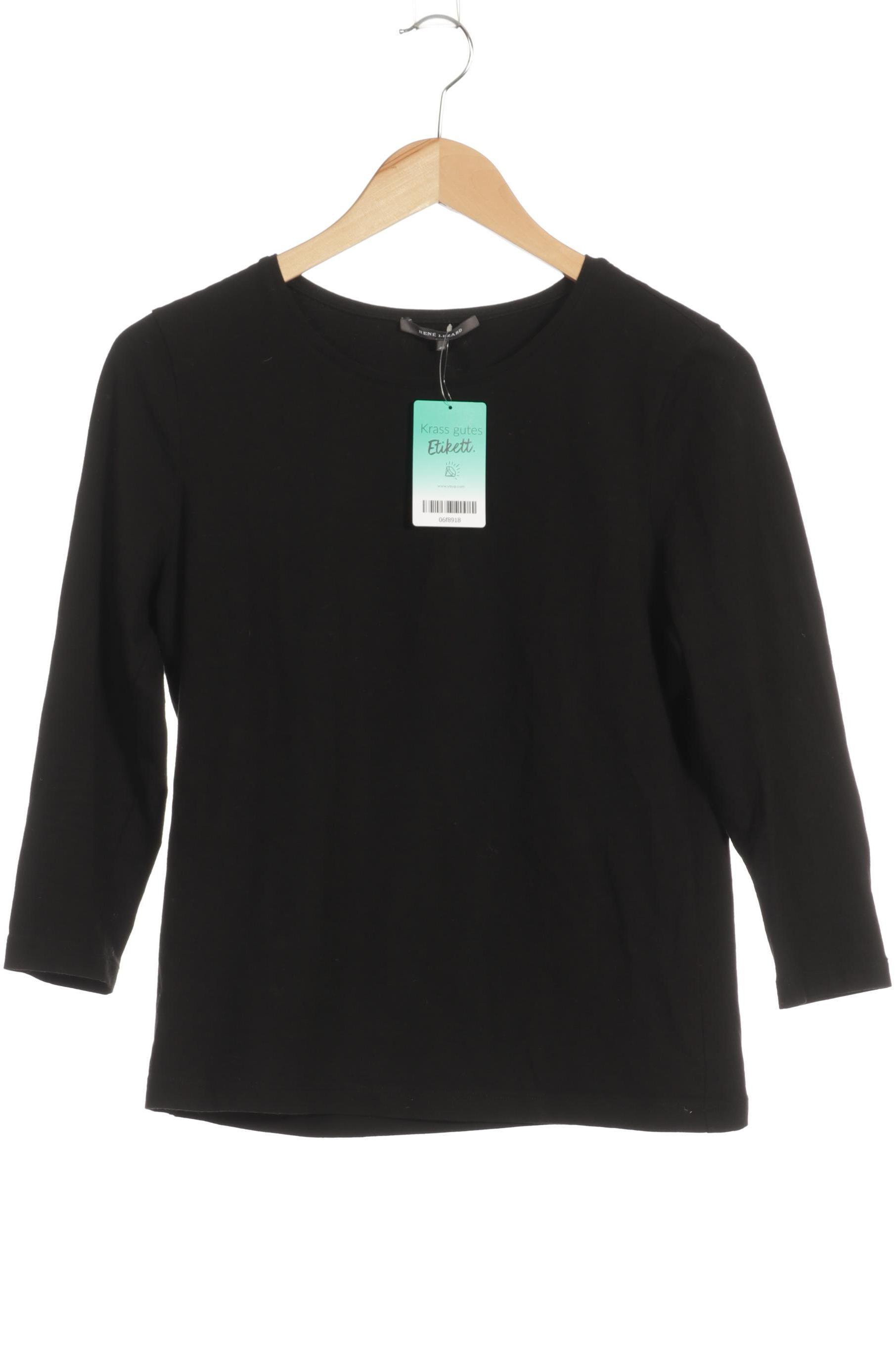 

Rene Lezard Damen Langarmshirt, schwarz, Gr. 40