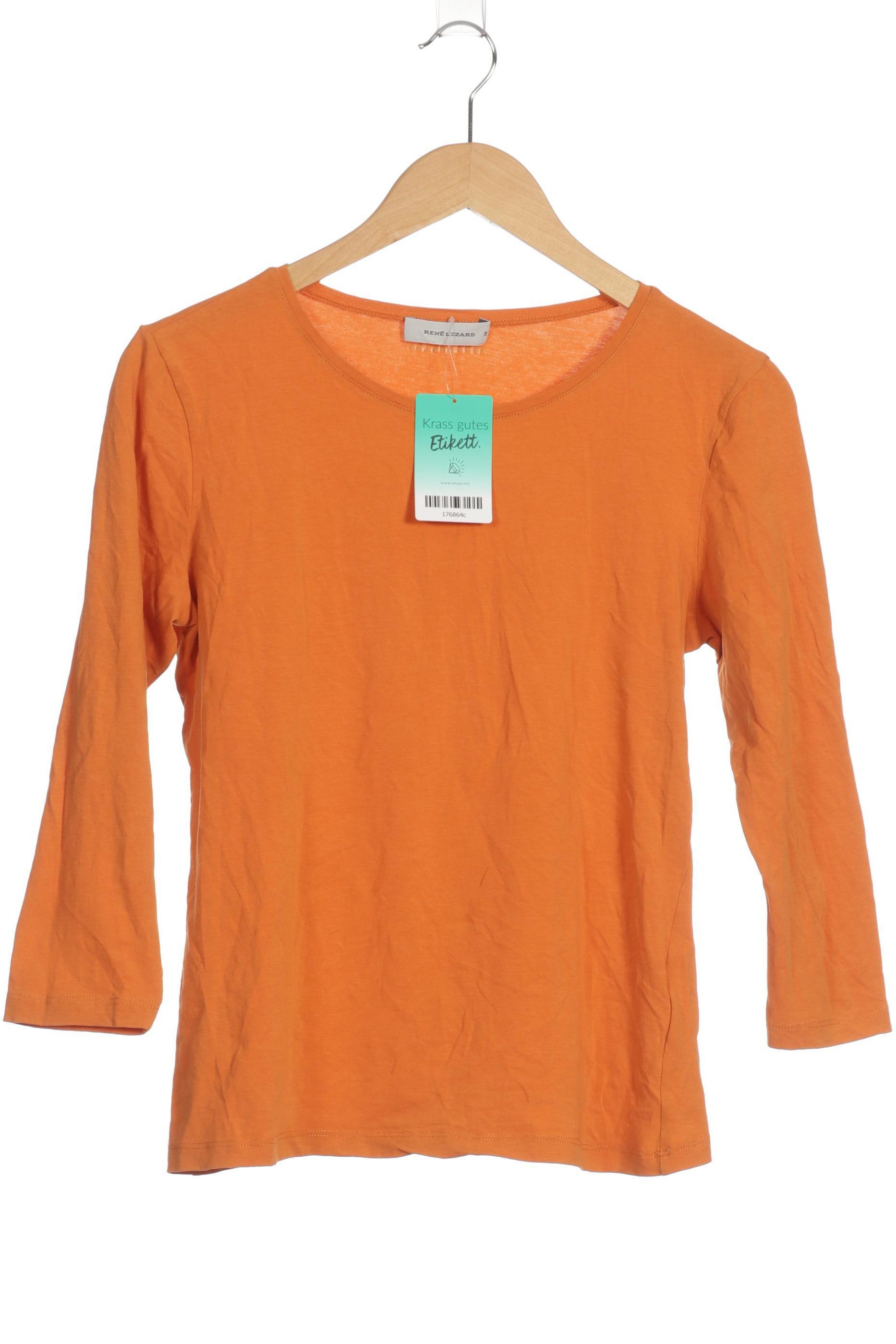 

Rene Lezard Damen Langarmshirt, orange, Gr. 38