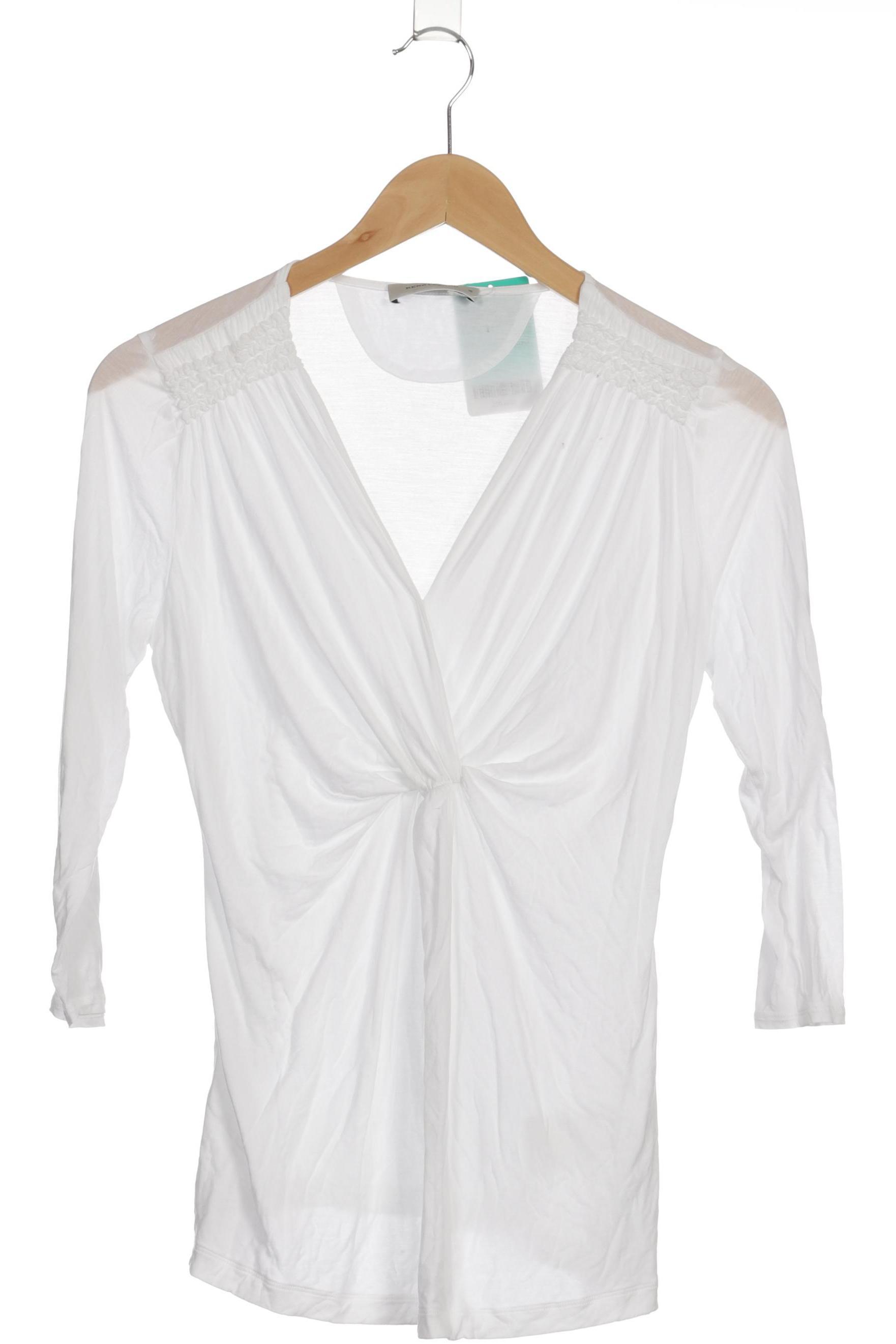 

Rene Lezard Damen Langarmshirt, weiß, Gr. 36